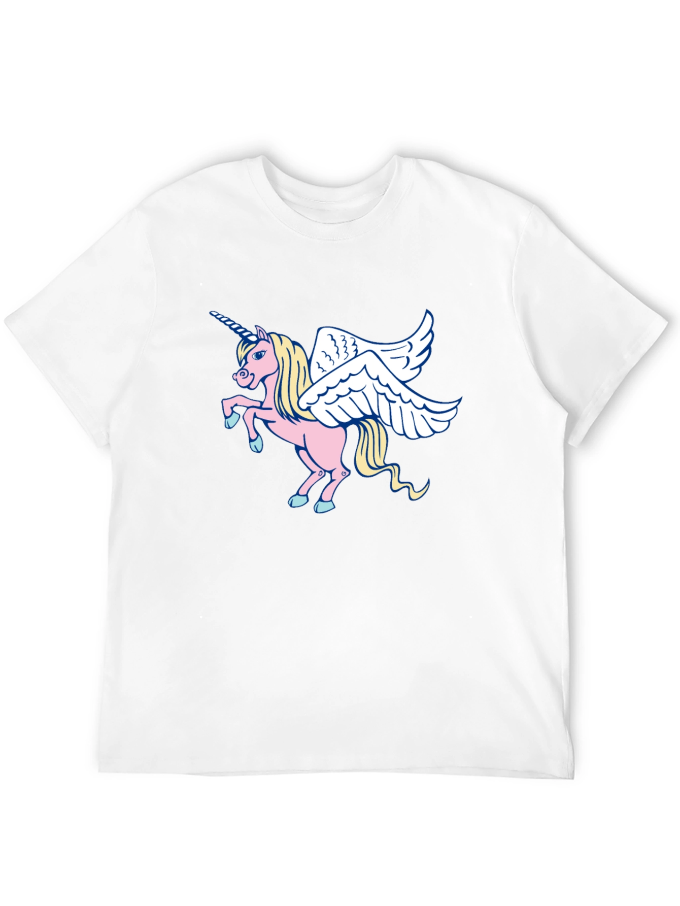 Unicorn Pegasus Graphic Tee - Black
