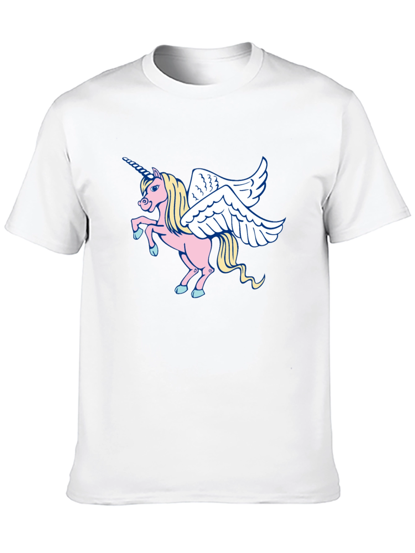 Unicorn Pegasus Graphic Tee - Black