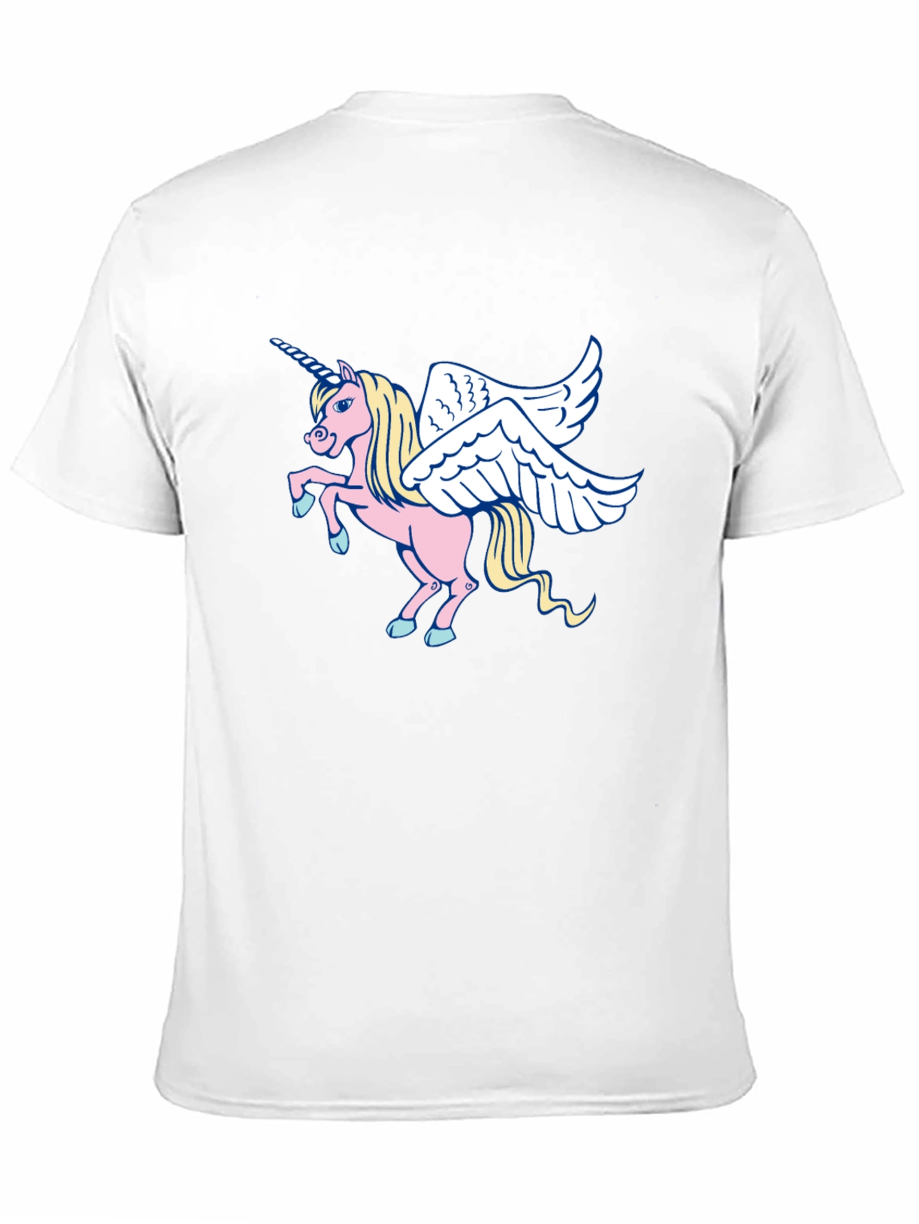 Unicorn Pegasus Graphic Tee - Black