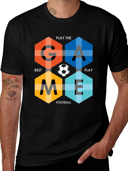 Game Football Hexagon T-Shirt