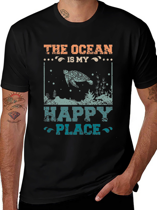 Ocean Is My Happy Place Graphic Tee