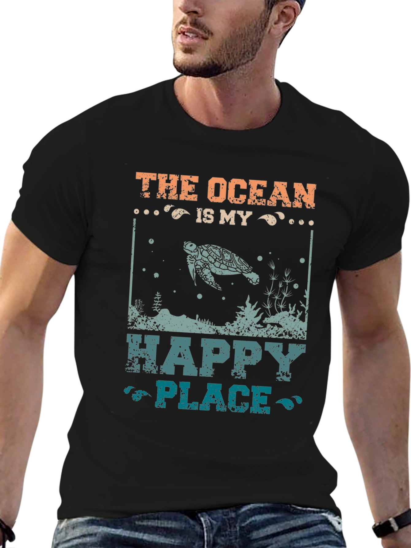 Ocean Is My Happy Place Graphic Tee