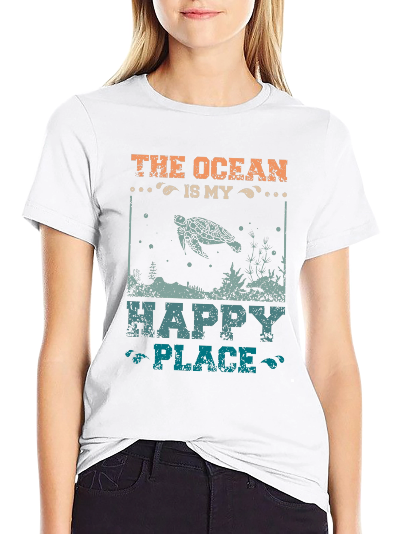 Ocean Is My Happy Place Graphic Tee