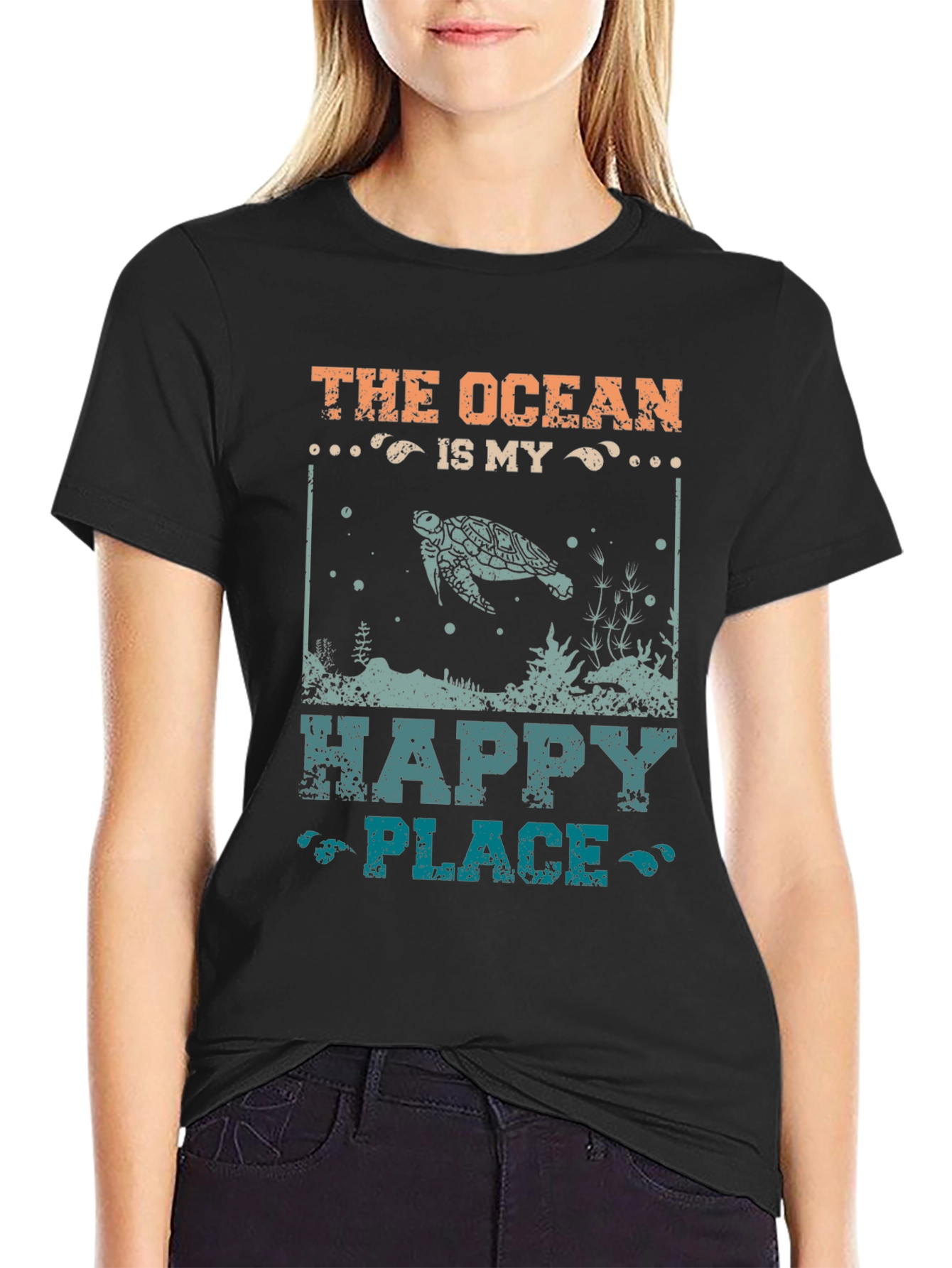 Ocean Is My Happy Place Graphic Tee