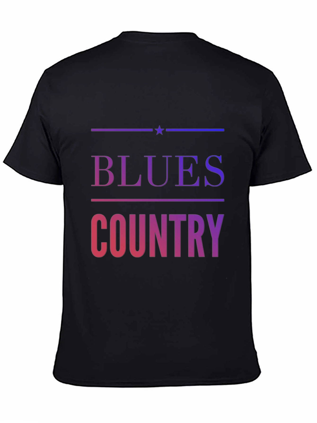 Blues Country Graphic T-Shirt