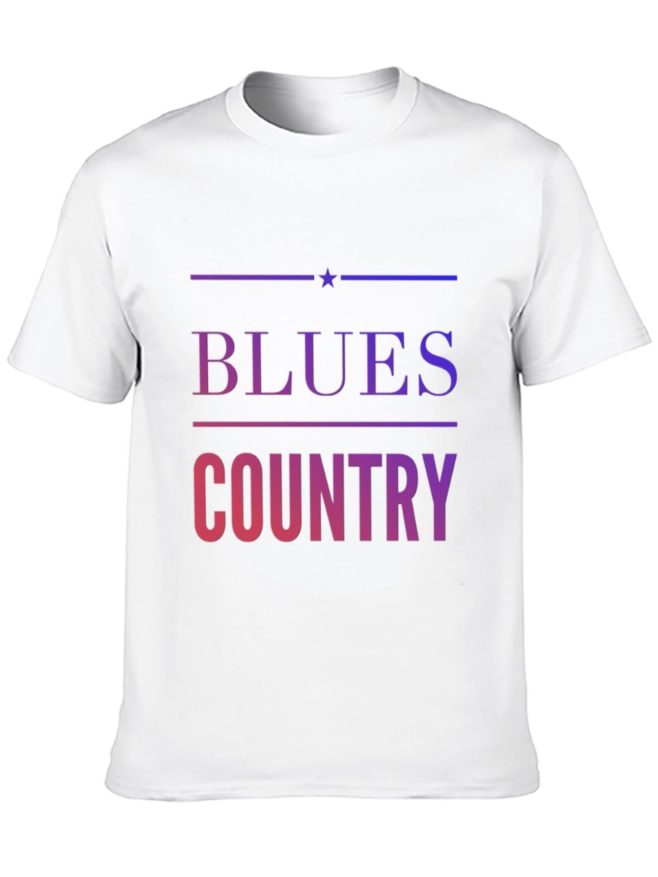 Blues Country Graphic T-Shirt