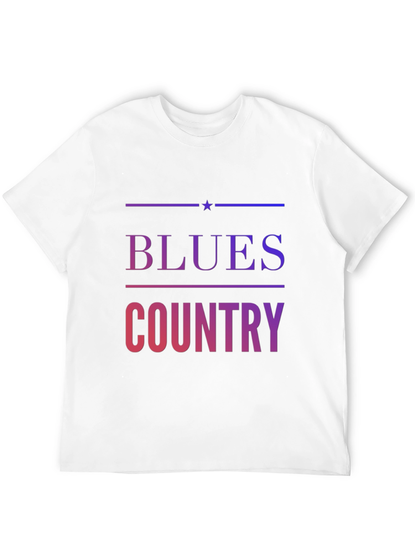 Blues Country Graphic T-Shirt