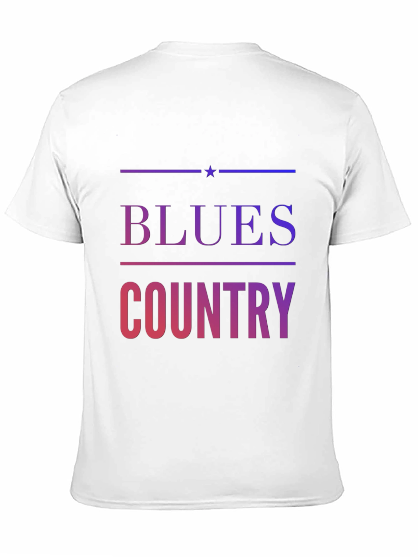 Blues Country Graphic T-Shirt