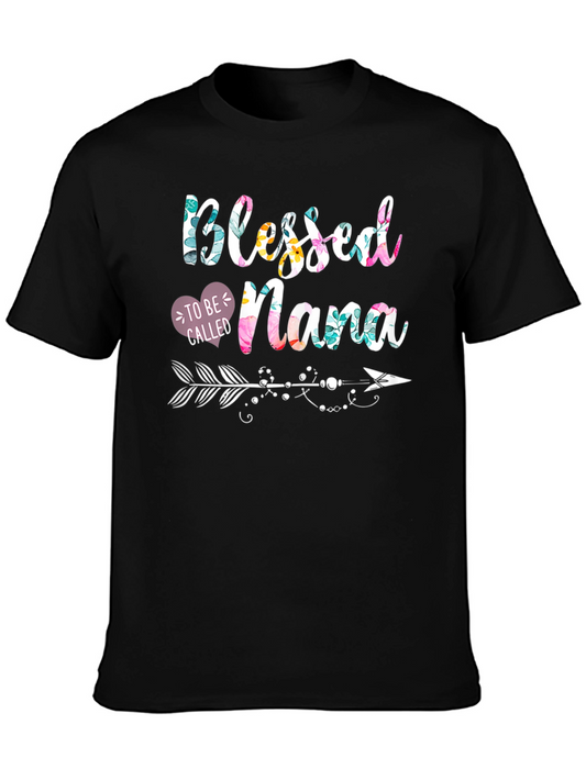 Blessed To Be Called Nana Floral T-Shirt