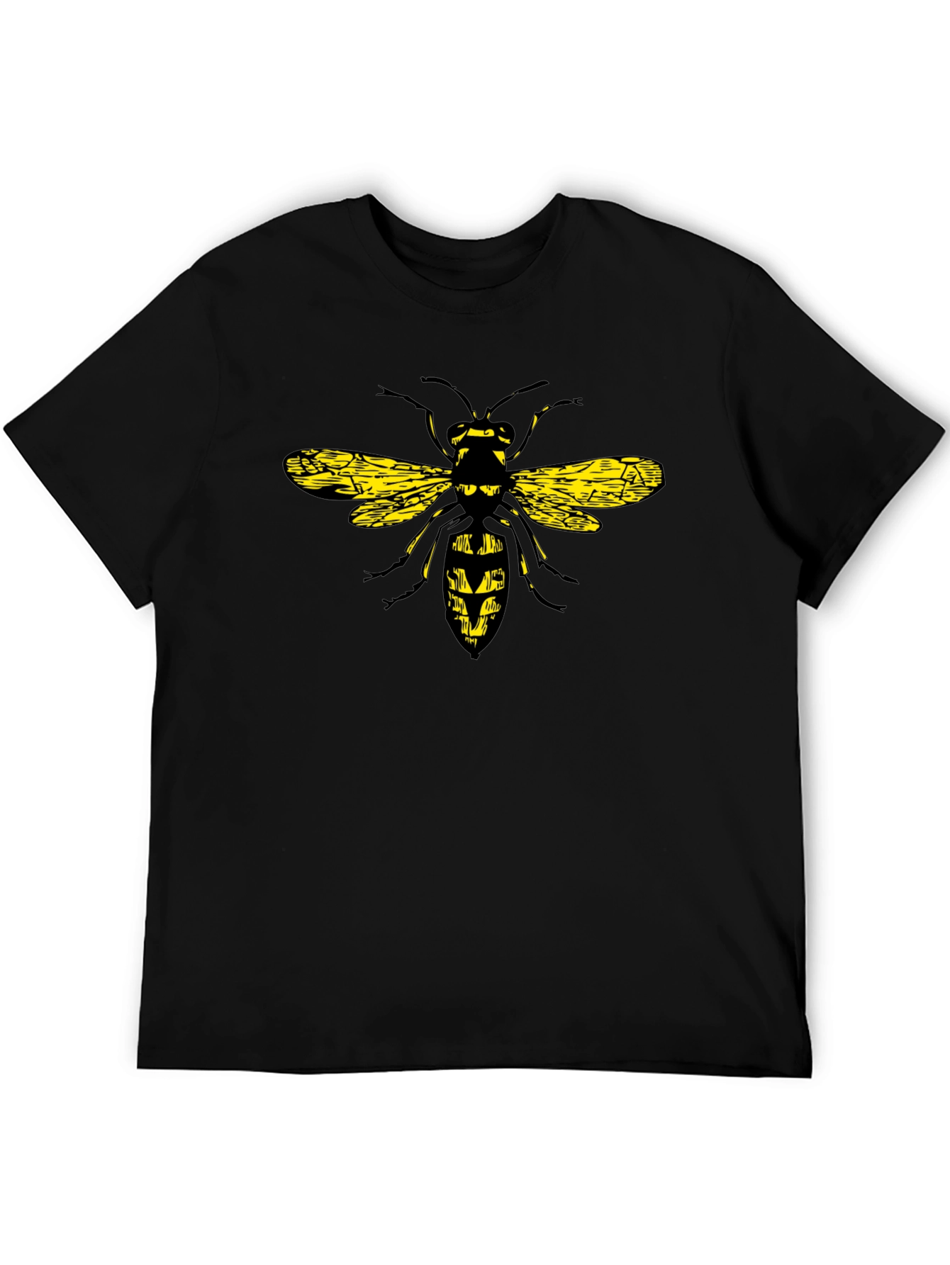 Wasp Graphic Black T-Shirt - Bold & Unique Design
