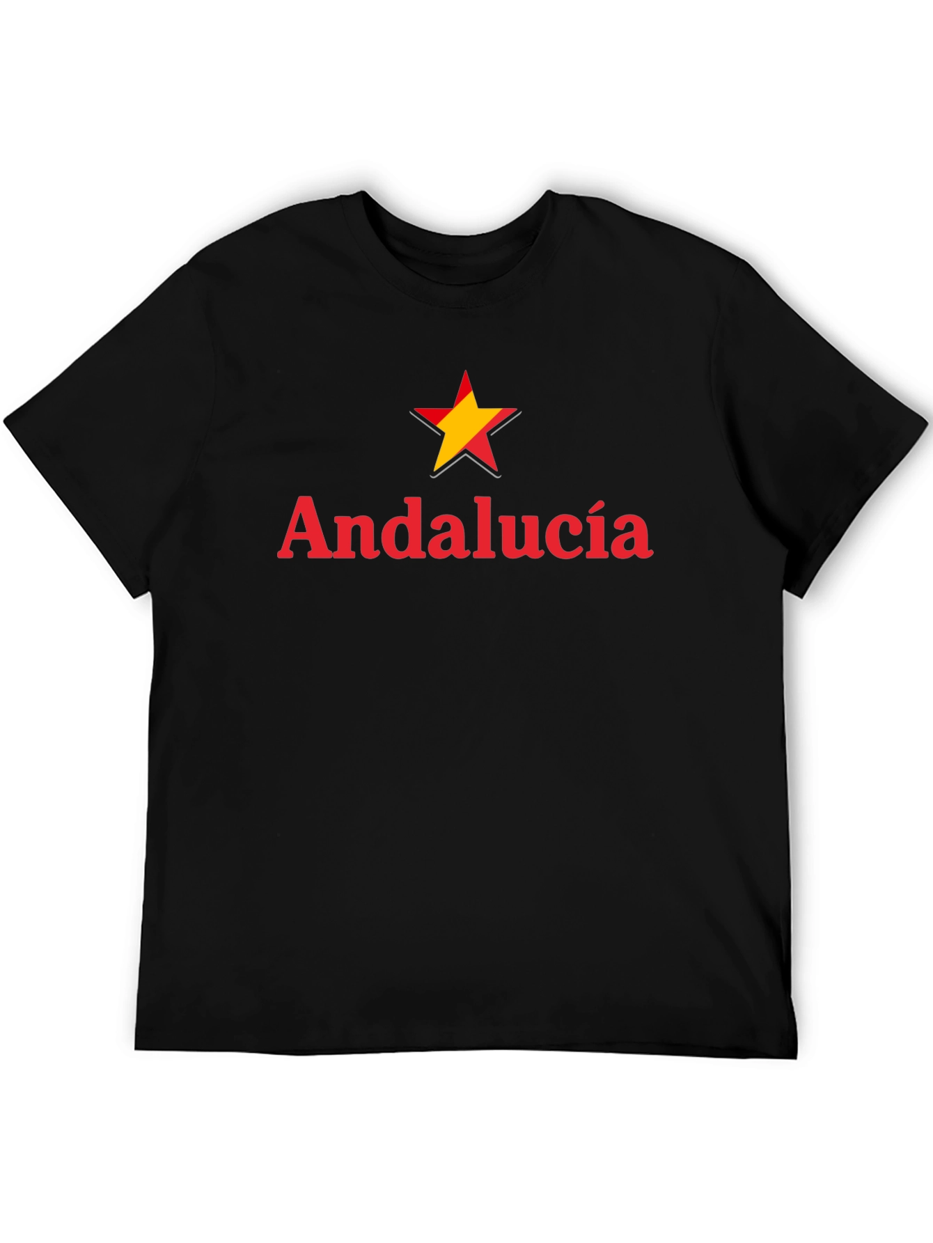 Andalucía Star Graphic Black T-Shirt