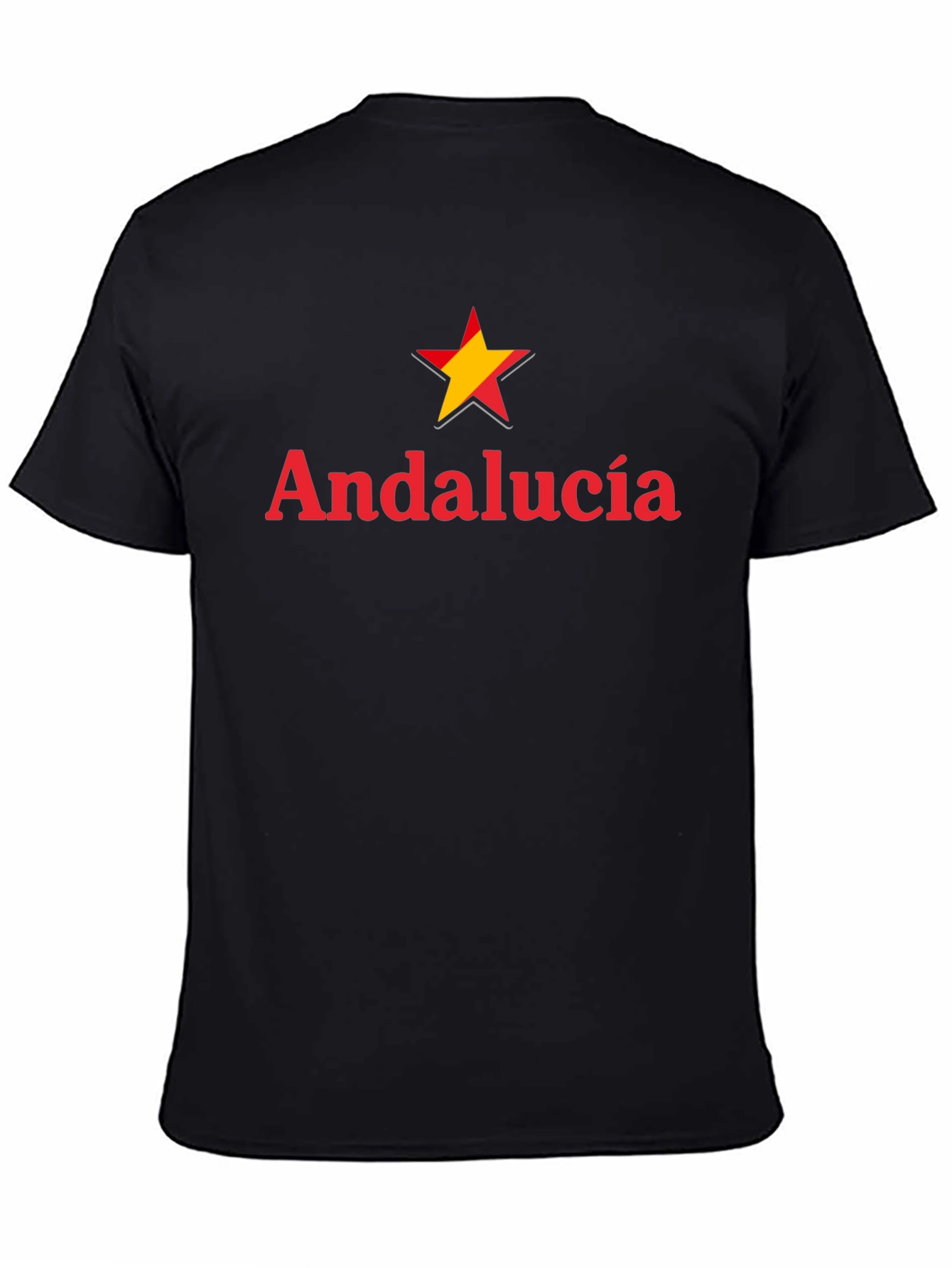 Andalucía Star Graphic Black T-Shirt