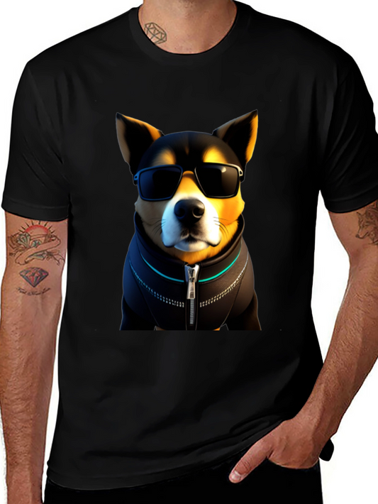 Cool Doge T-Shirt - Shiba Inu with Sunglasses