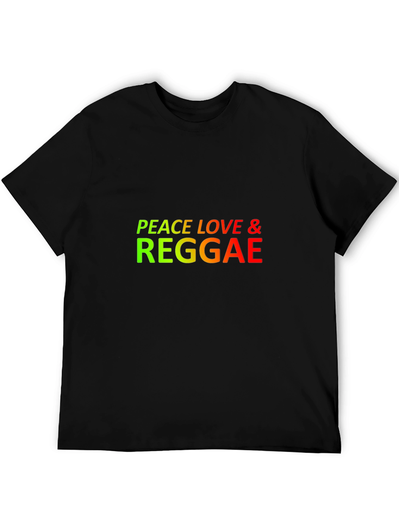 Peace Love & Reggae Graphic T-Shirt