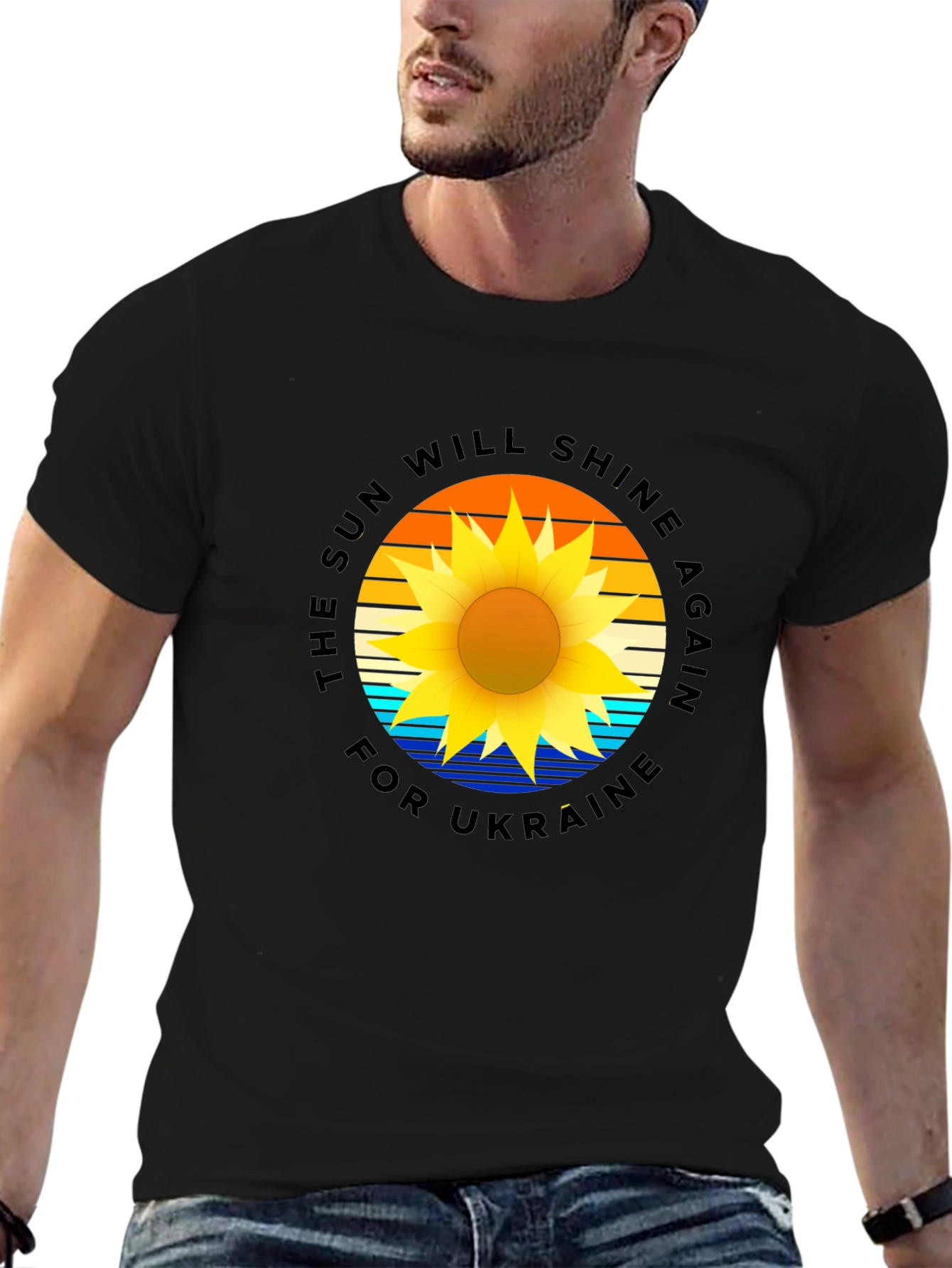 Ukraine Support T-Shirt: The Sun Will Shine Again