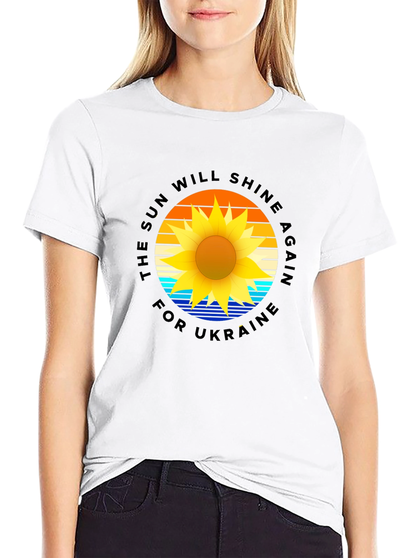 Ukraine Support T-Shirt: The Sun Will Shine Again