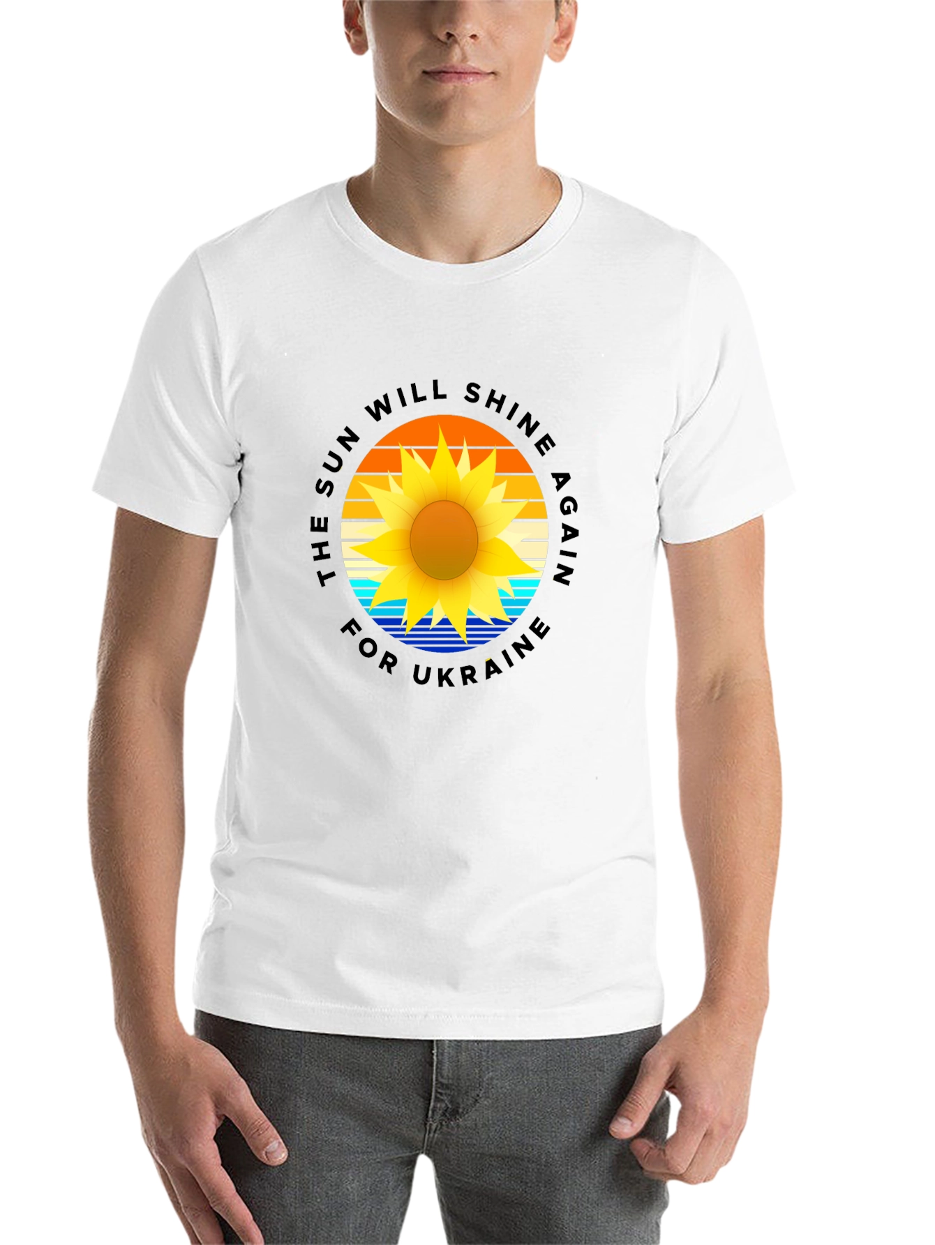 Ukraine Support T-Shirt: The Sun Will Shine Again