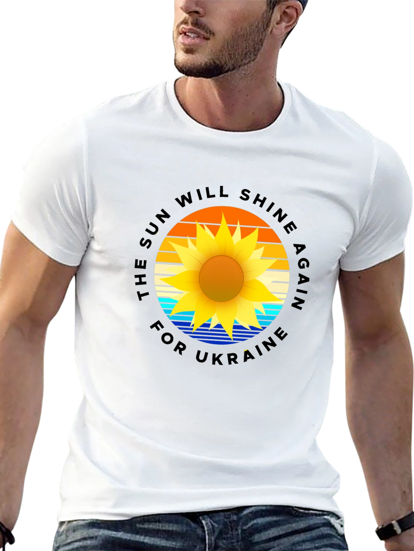 Ukraine Support T-Shirt: The Sun Will Shine Again