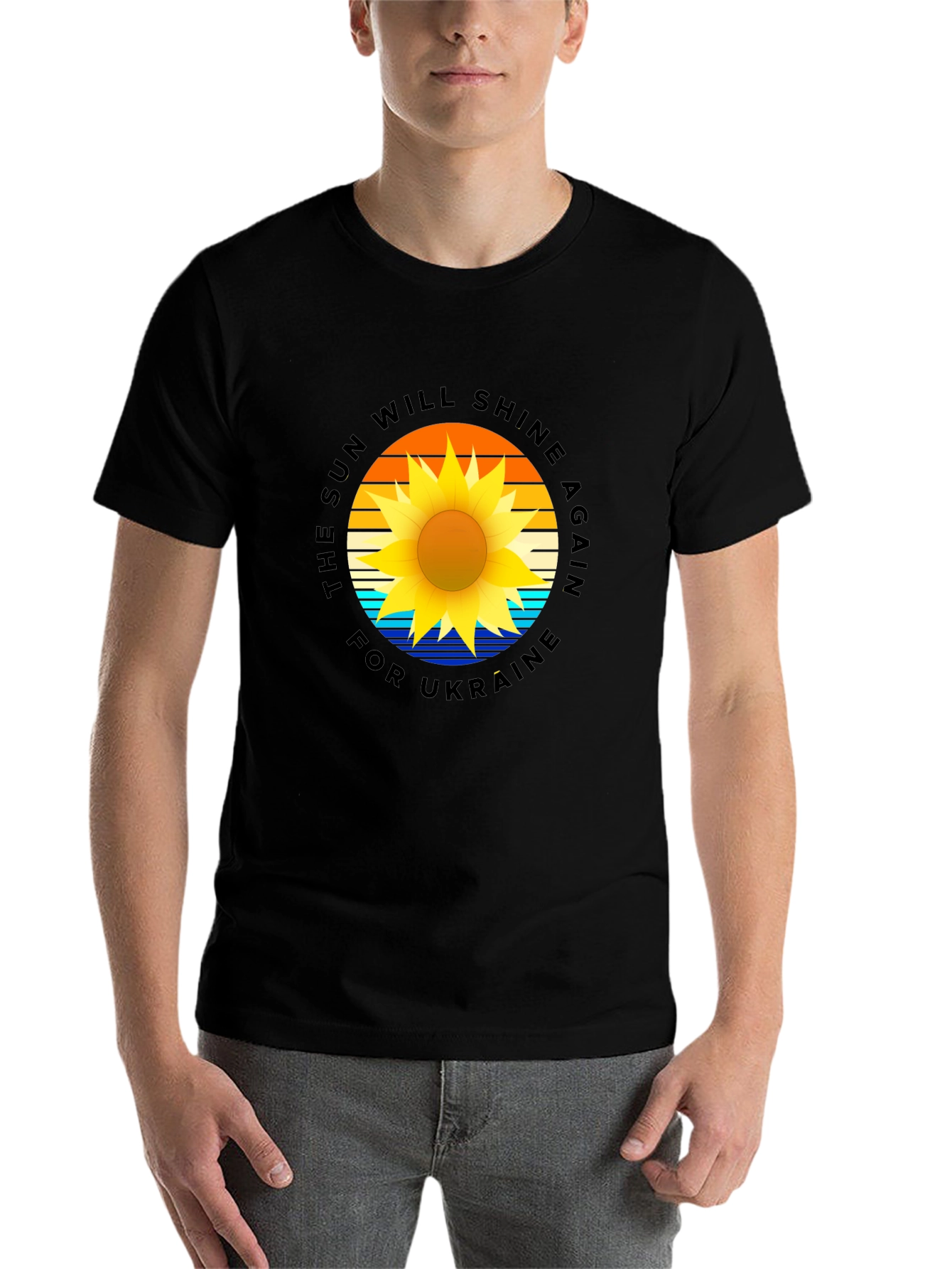 Ukraine Support T-Shirt: The Sun Will Shine Again