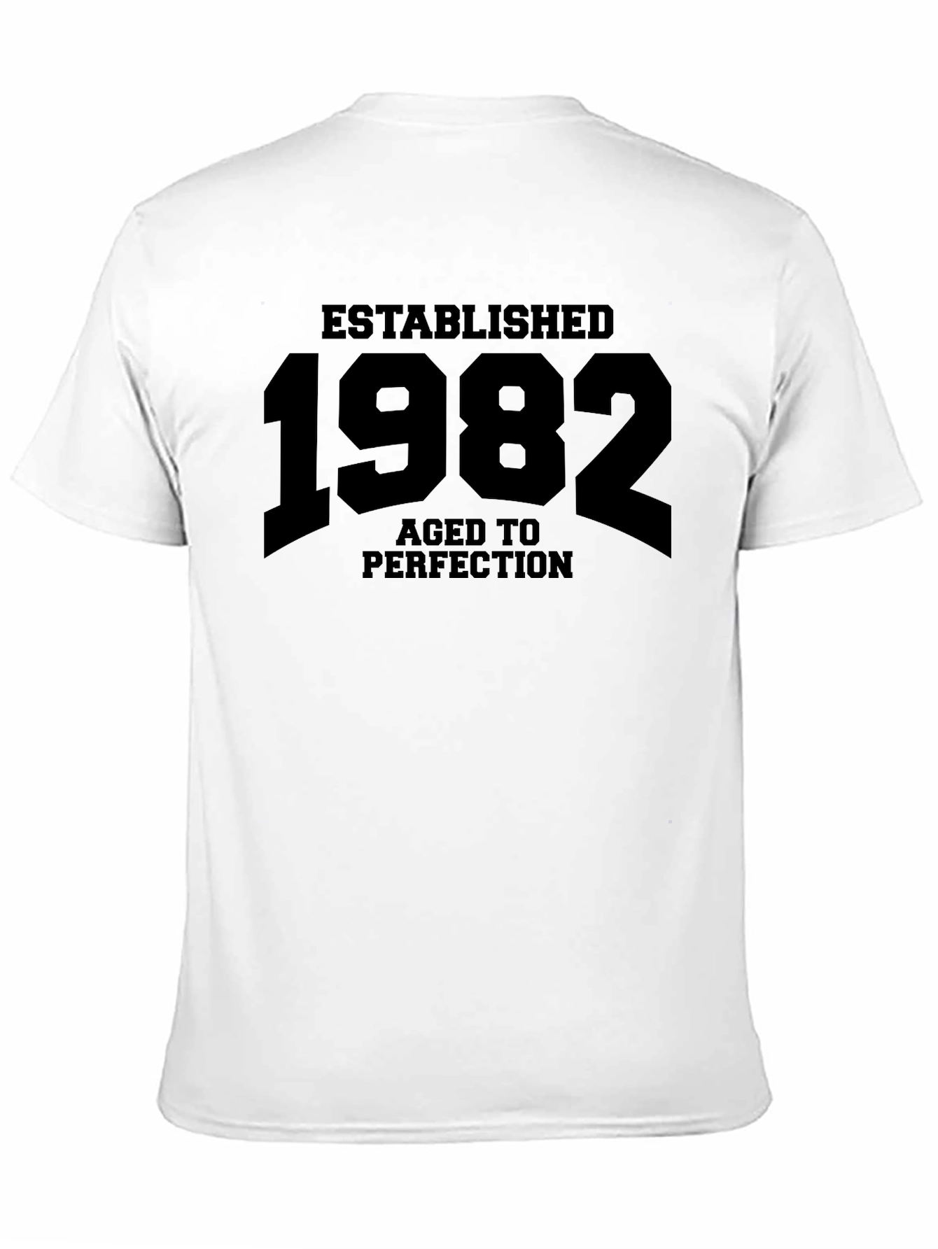 Established 1982 Aged to Perfection Black T-Shirt