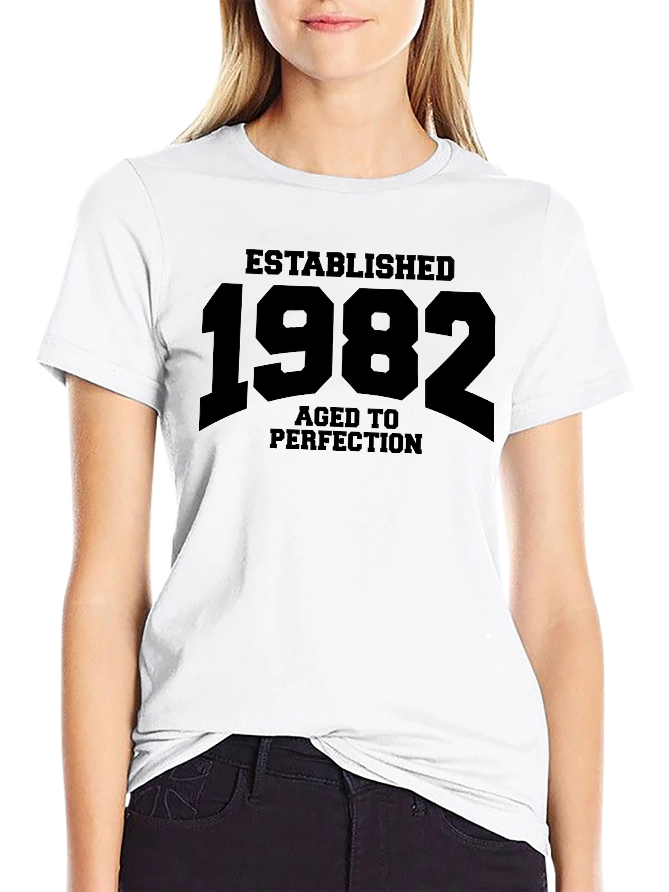 Established 1982 Aged to Perfection Black T-Shirt