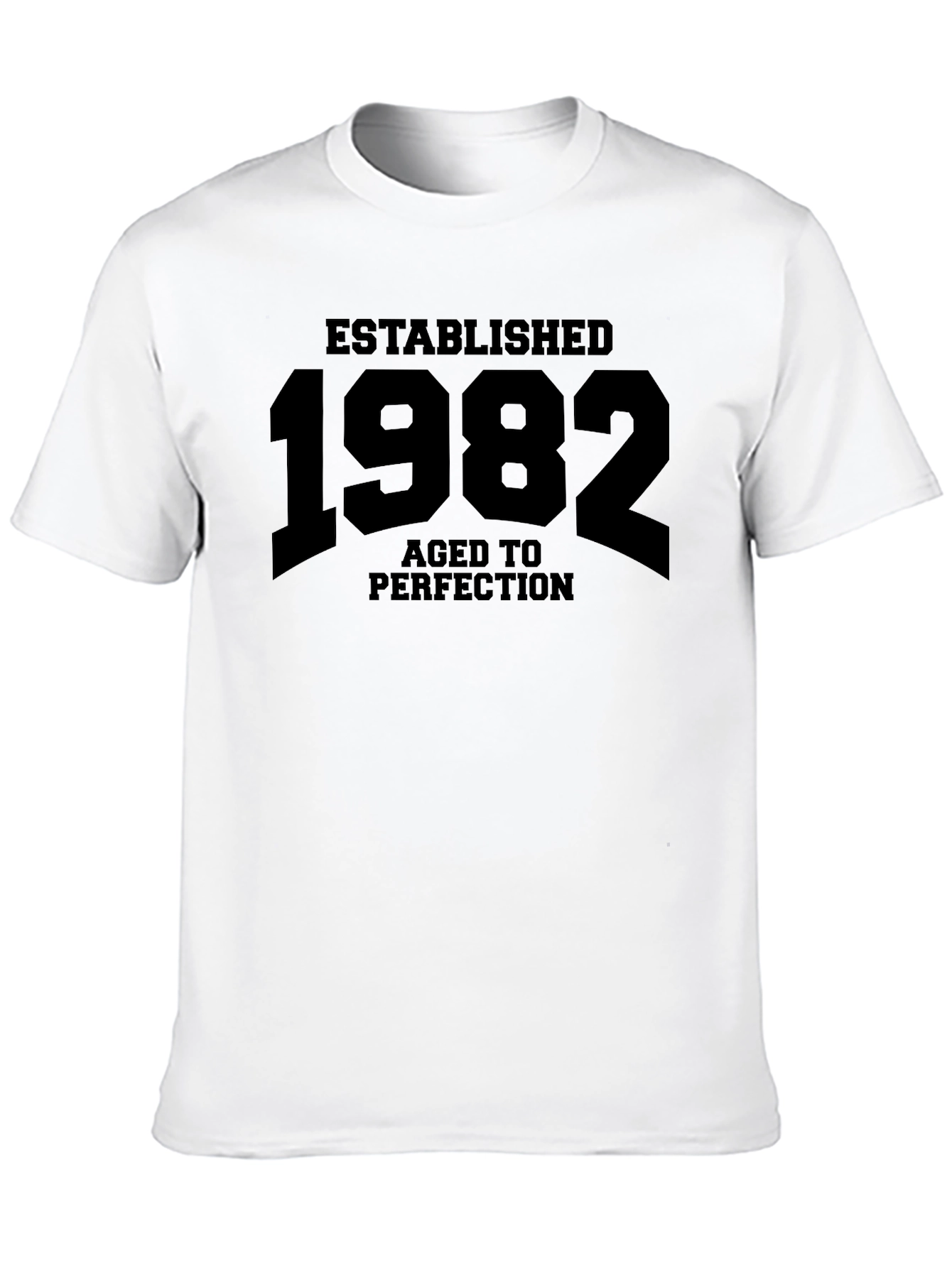 Established 1982 Aged to Perfection Black T-Shirt