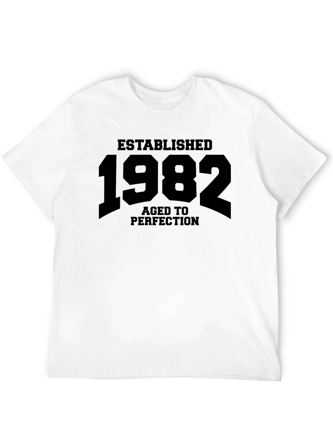Established 1982 Aged to Perfection Black T-Shirt