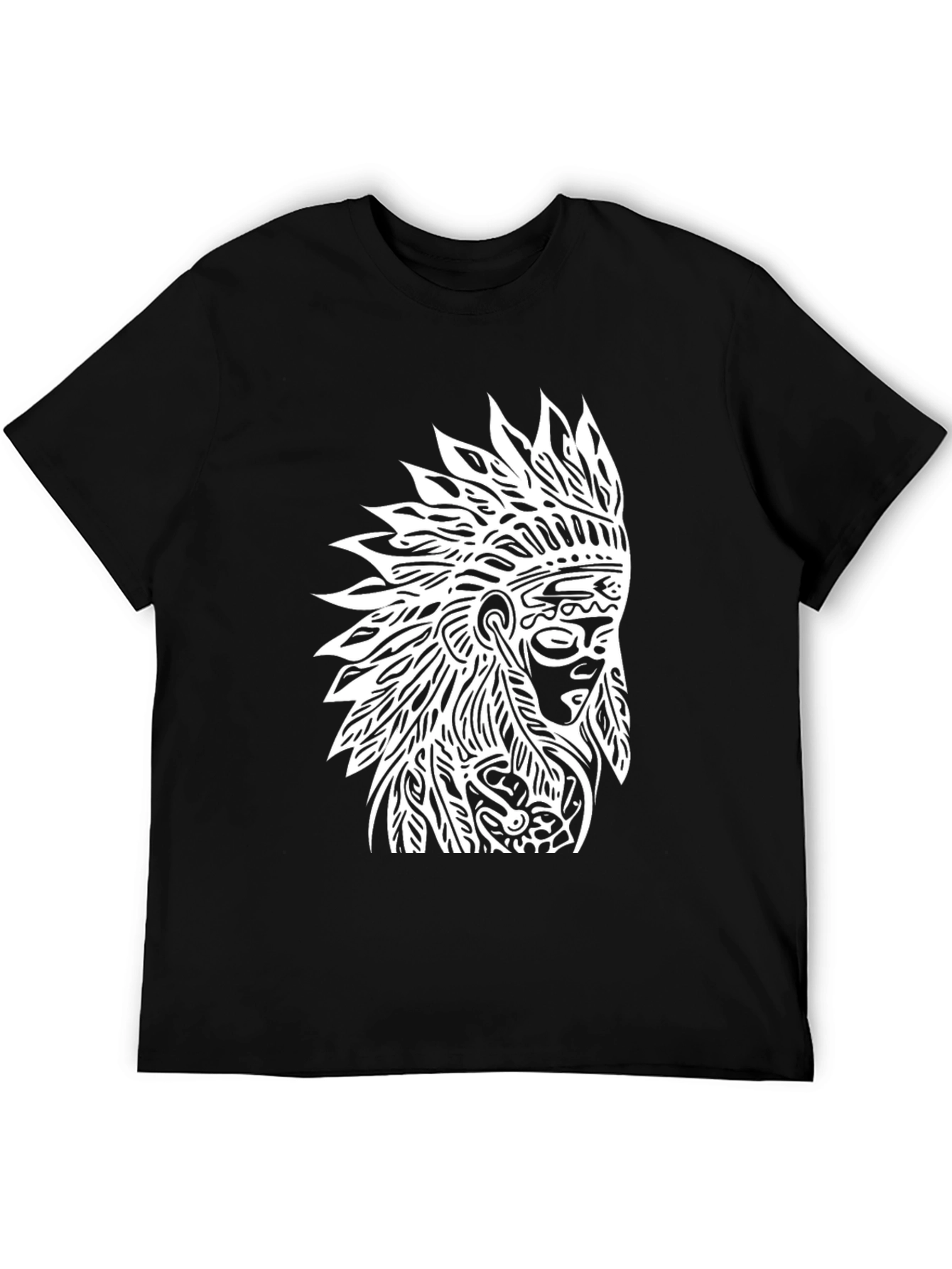 Native American Headdress Graphic T-Shirt