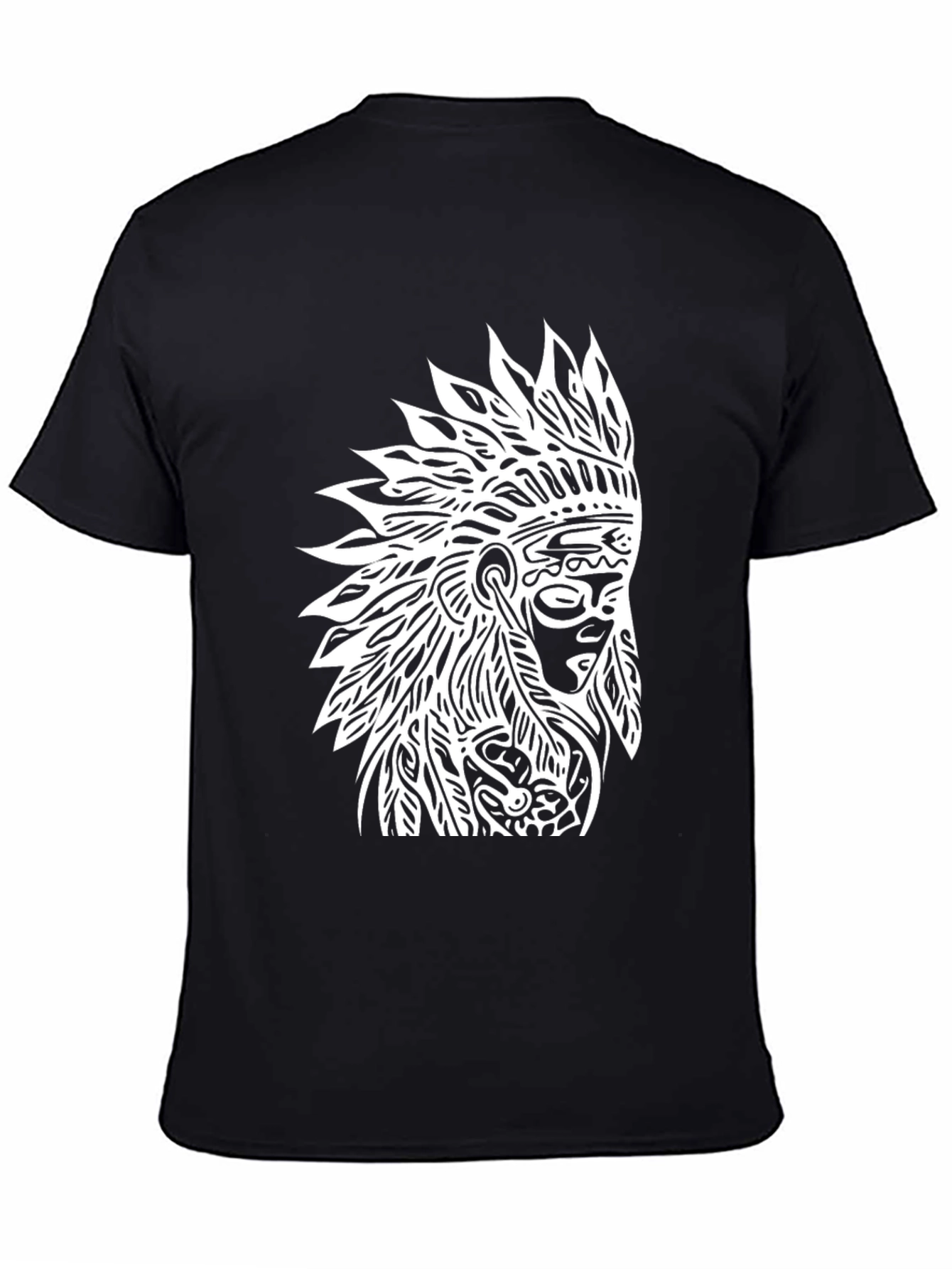 Native American Headdress Graphic T-Shirt