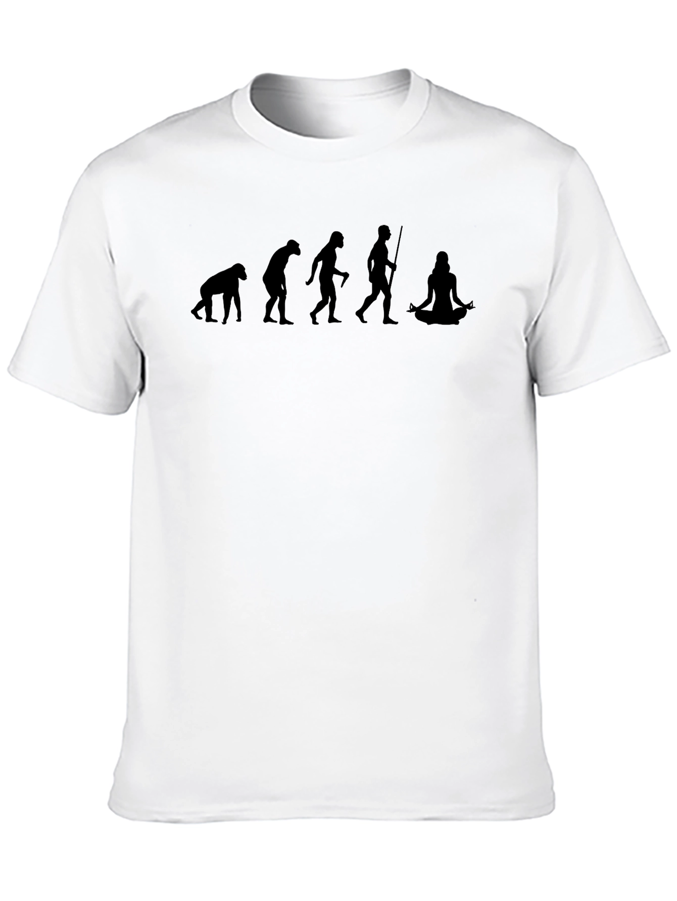 Evolution to Yoga Black T-Shirt
