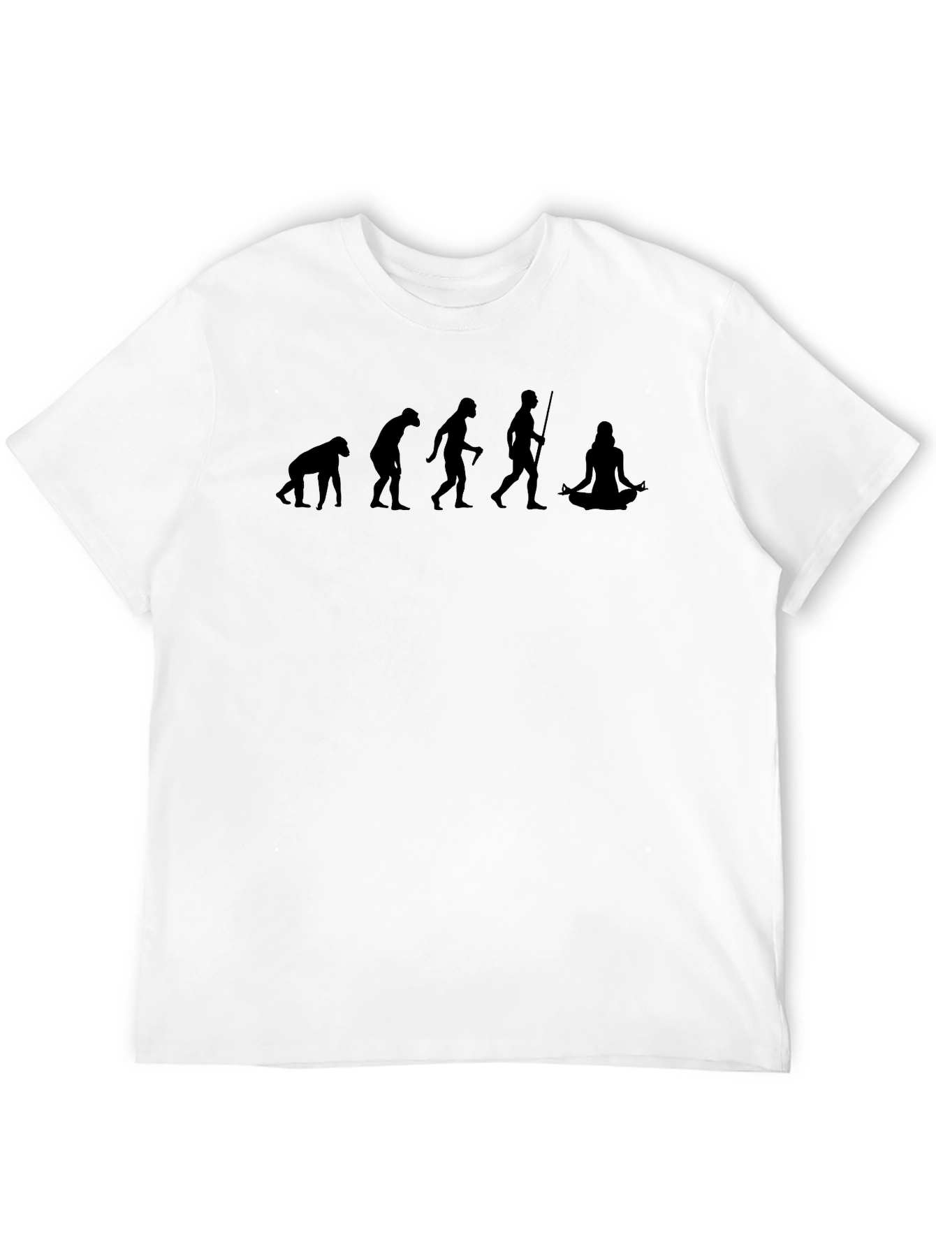 Evolution to Yoga Black T-Shirt
