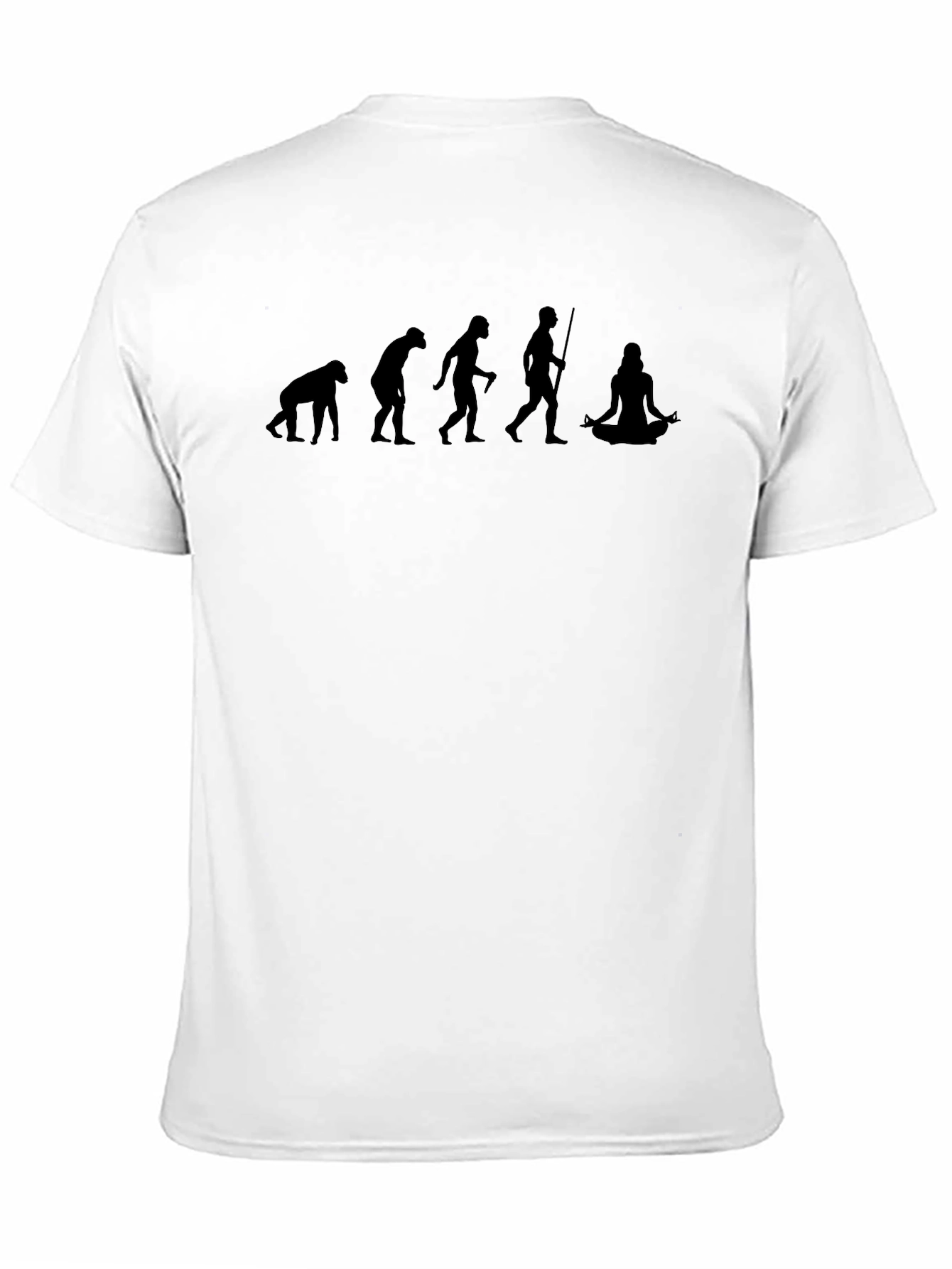 Evolution to Yoga Black T-Shirt