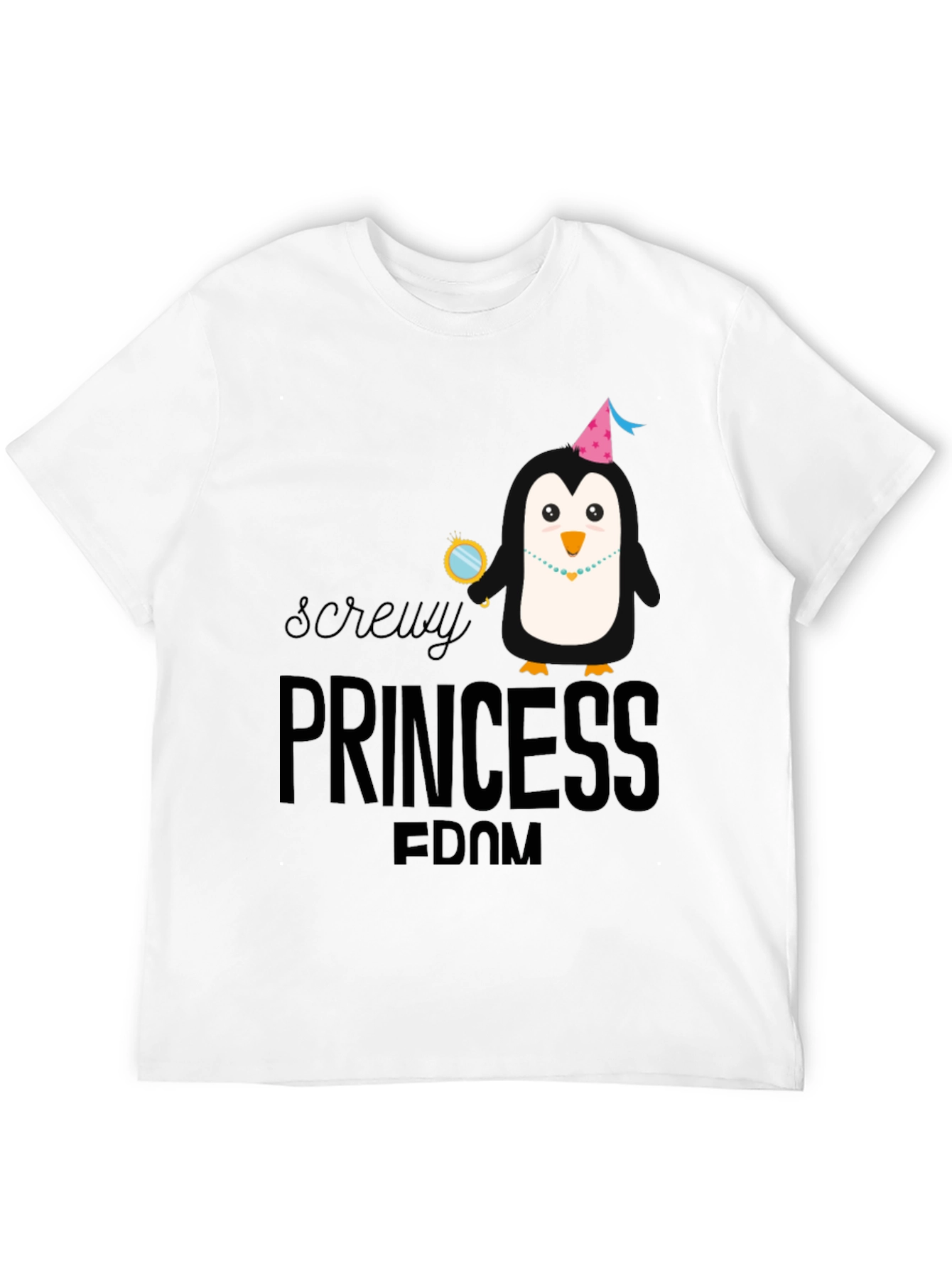 Screw Princessdom Penguin Tee - Fun & Edgy Fashion