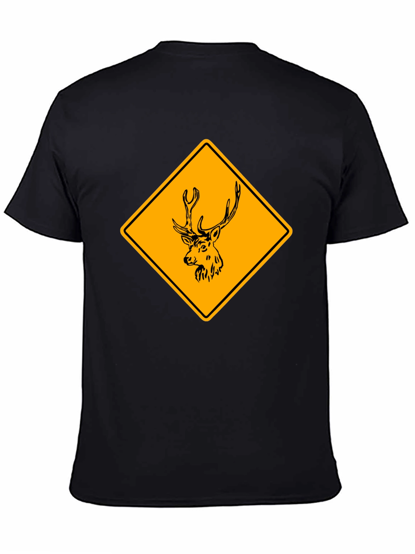 Deer Crossing T-Shirt - Novelty Wildlife Graphic Tee
