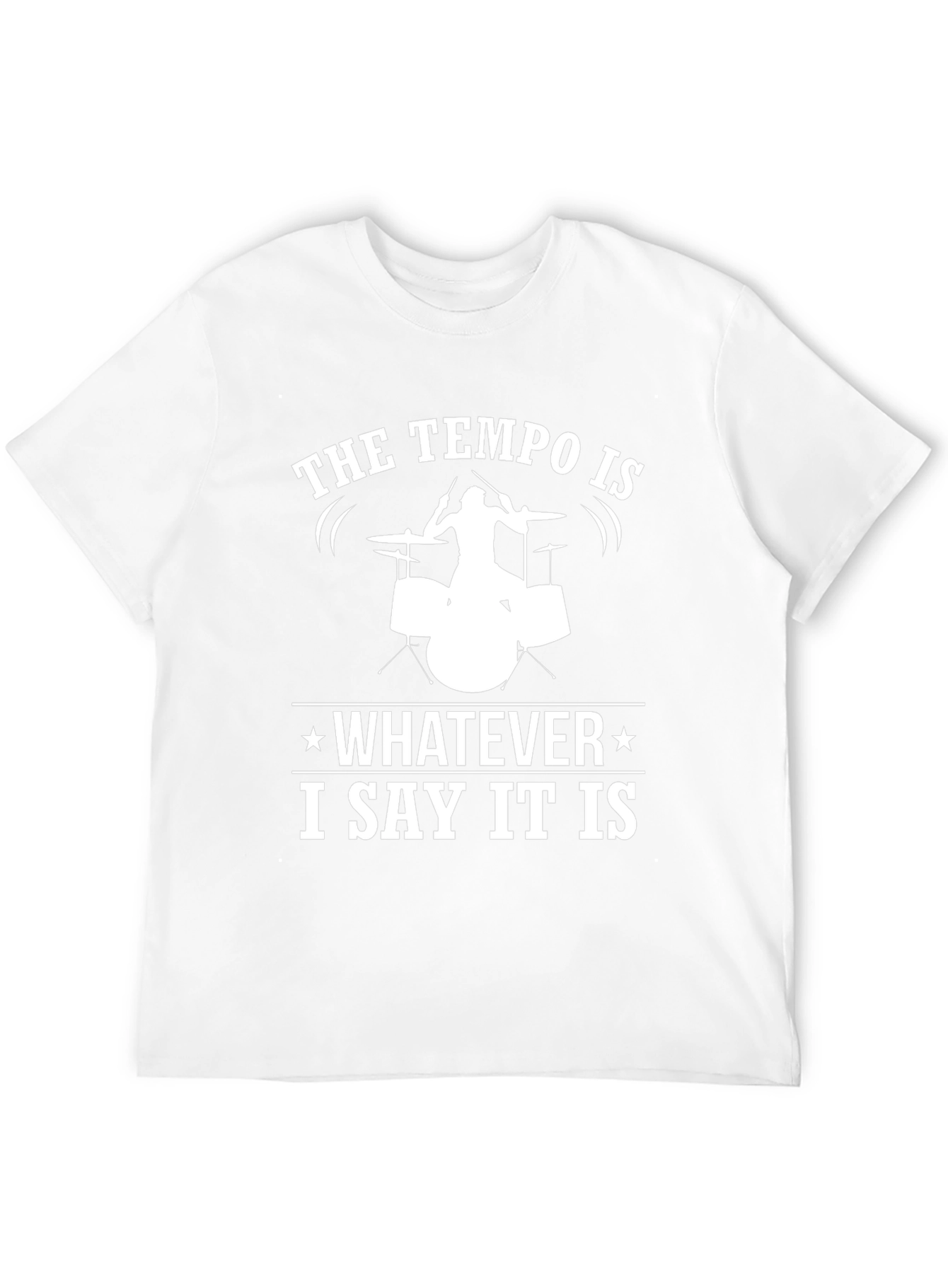 Tempo Drummer T-Shirt - Funny Musician Tee
