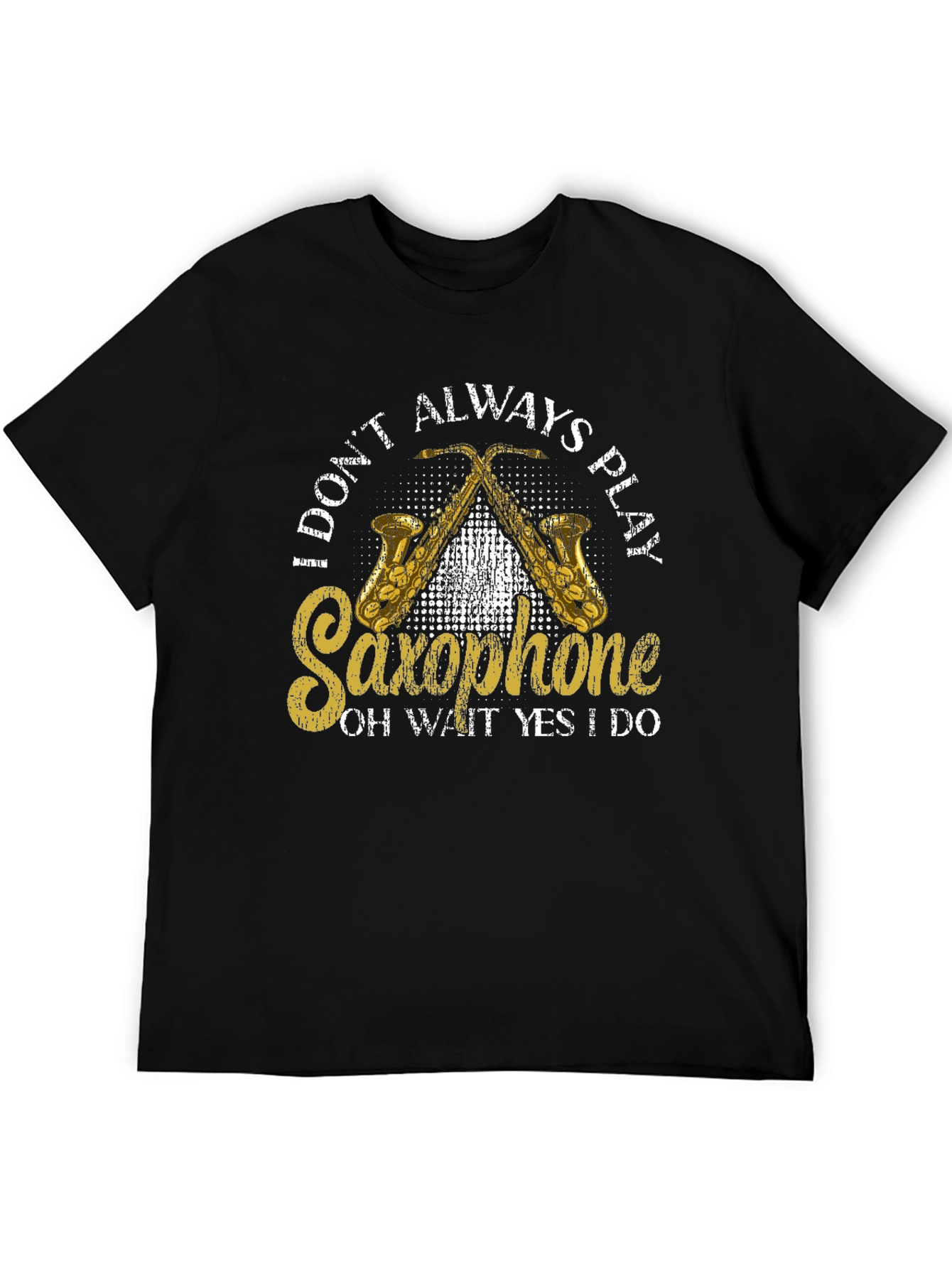 Saxophone Player Graphic T-Shirt - Music Lover Tee