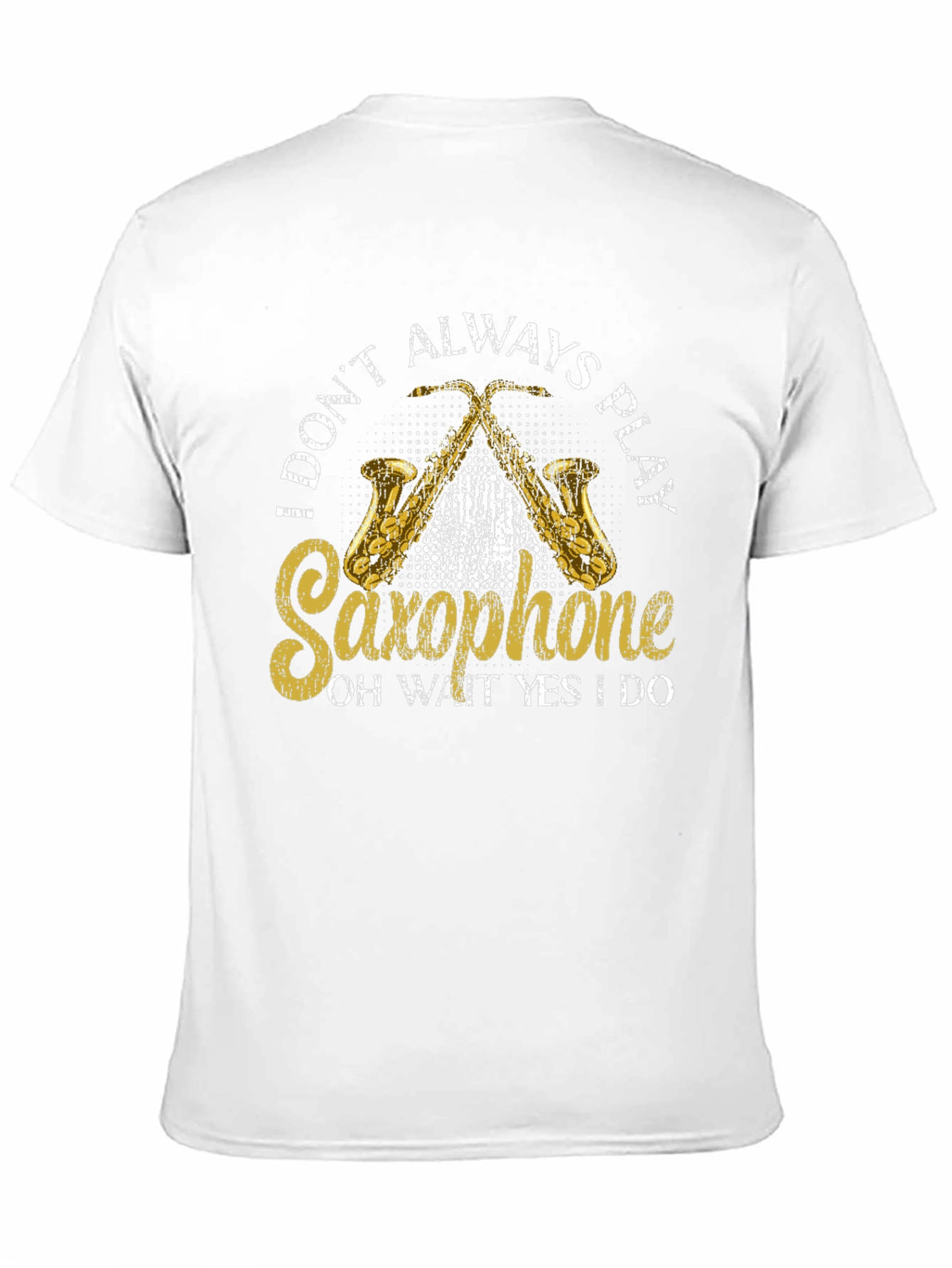 Saxophone Player Graphic T-Shirt - Music Lover Tee