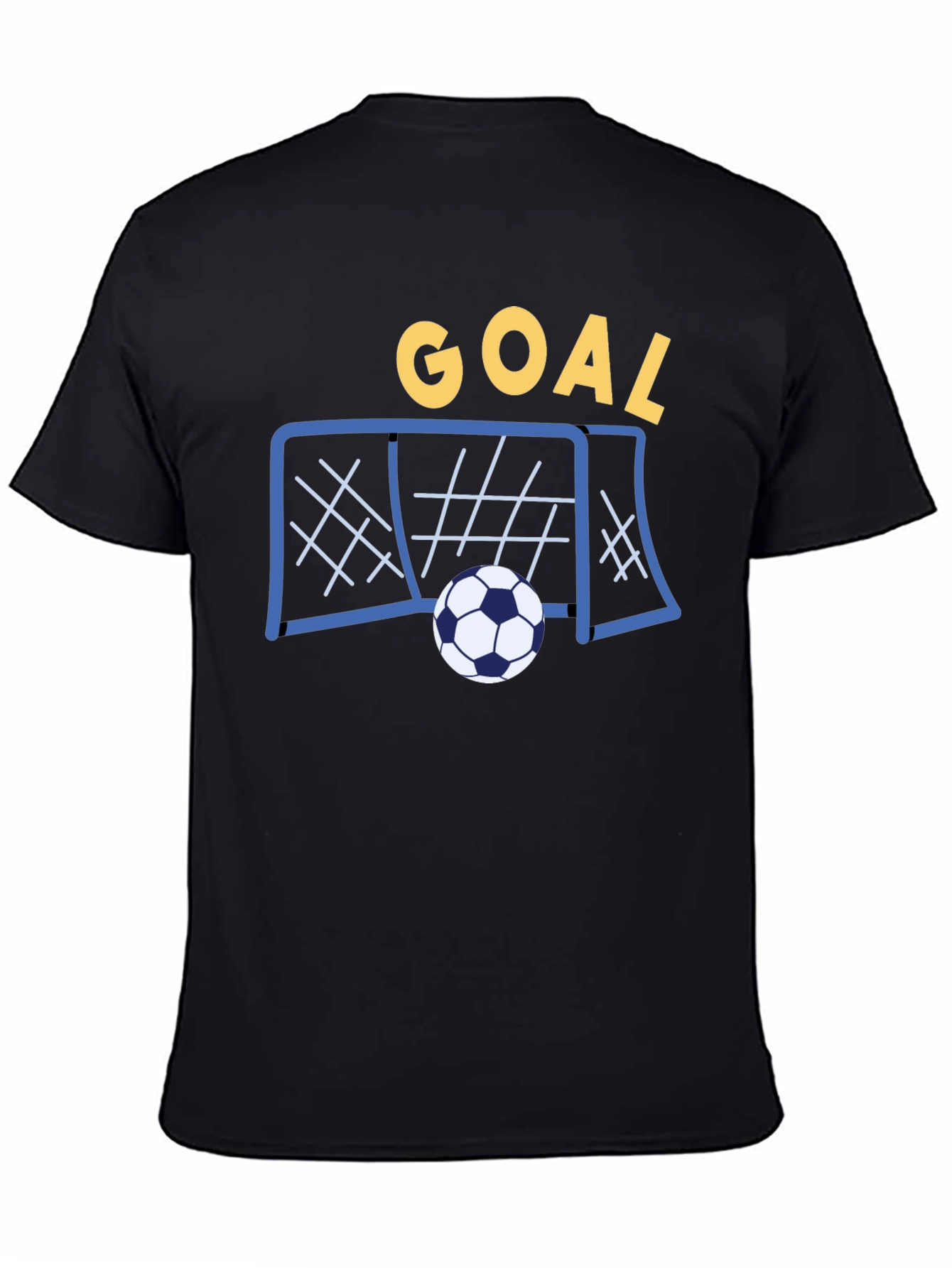 Goal! Soccer T-Shirt - Black Cotton Tee