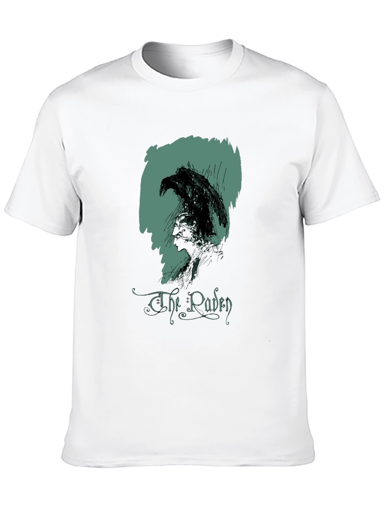 The Raven Graphic Tee - Classic Literary Style