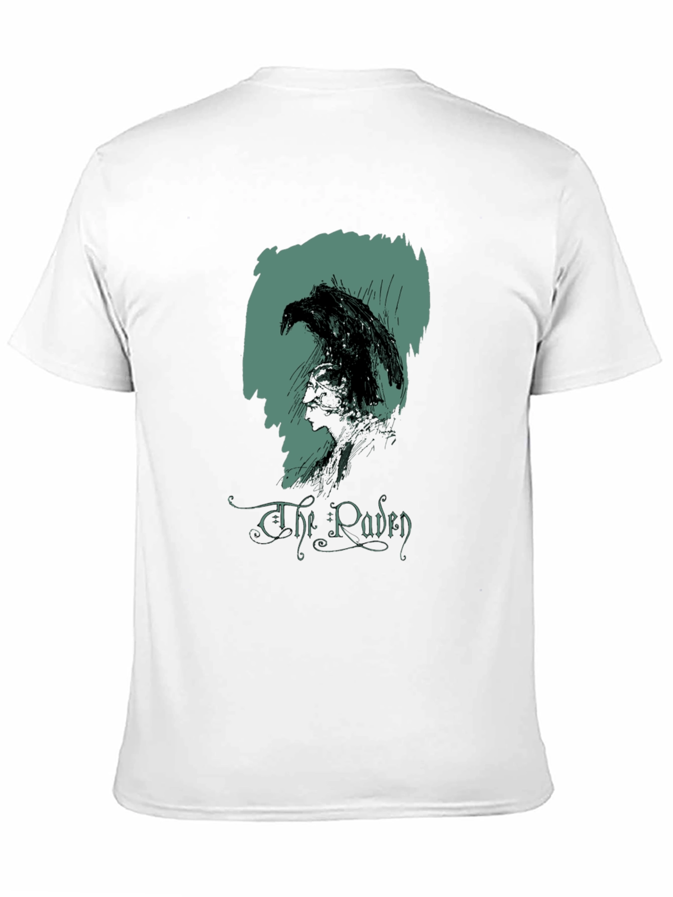 The Raven Graphic Tee - Classic Literary Style