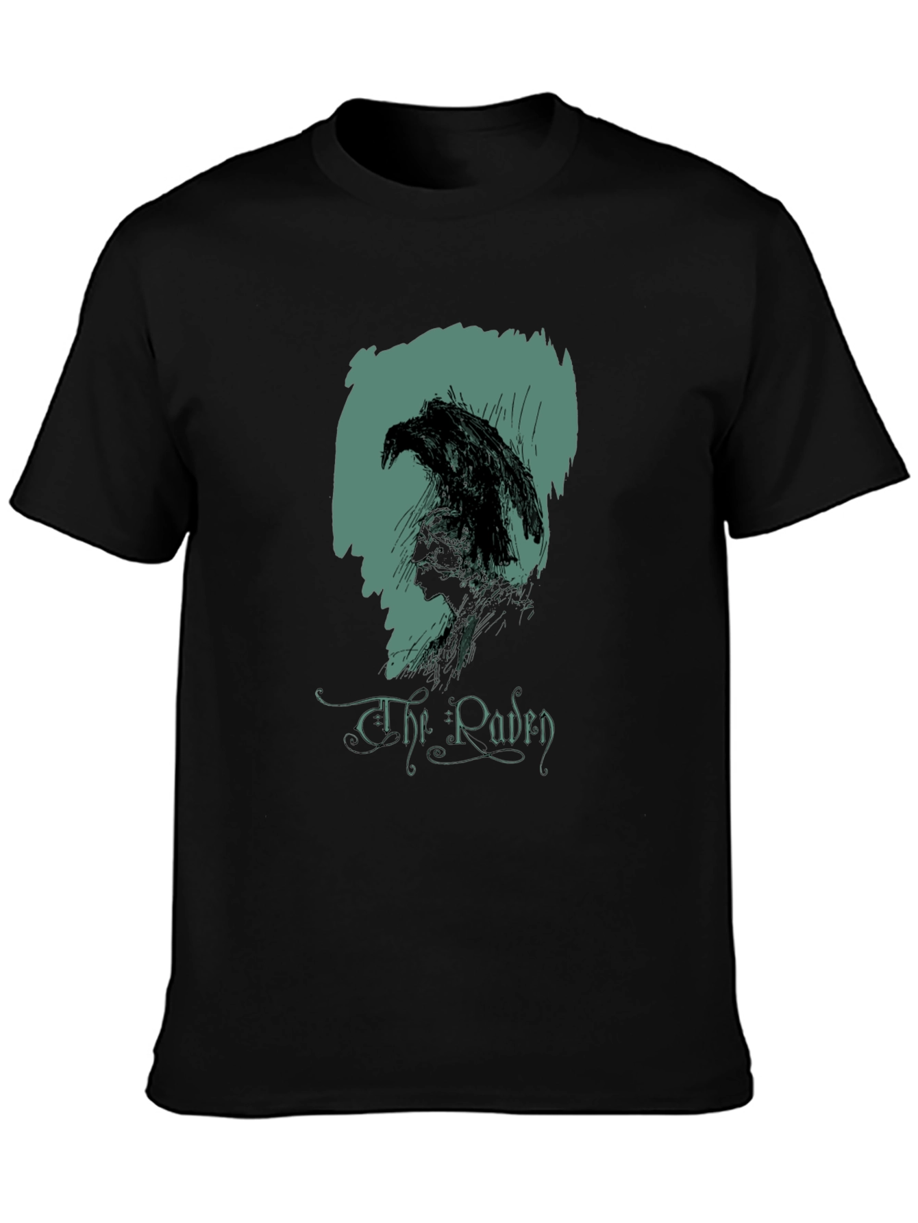 The Raven Graphic Tee - Classic Literary Style