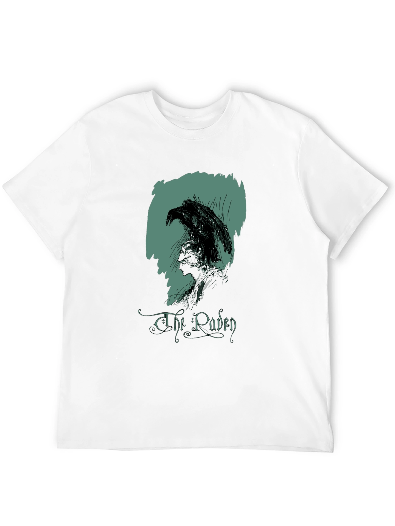 The Raven Graphic Tee - Classic Literary Style