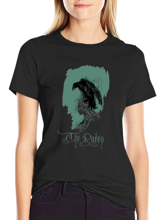 The Raven Graphic Tee - Classic Literary Style