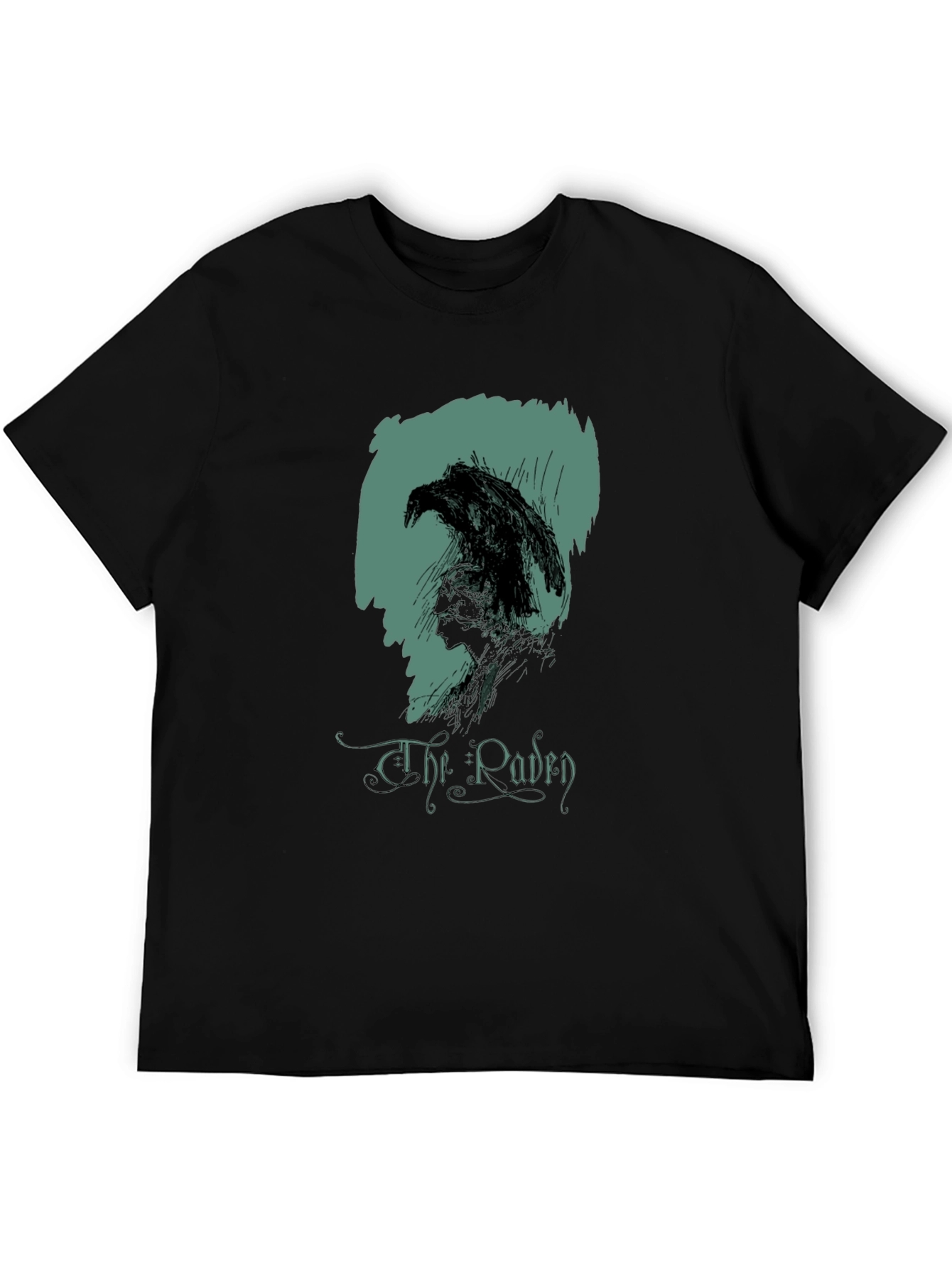 The Raven Graphic Tee - Classic Literary Style