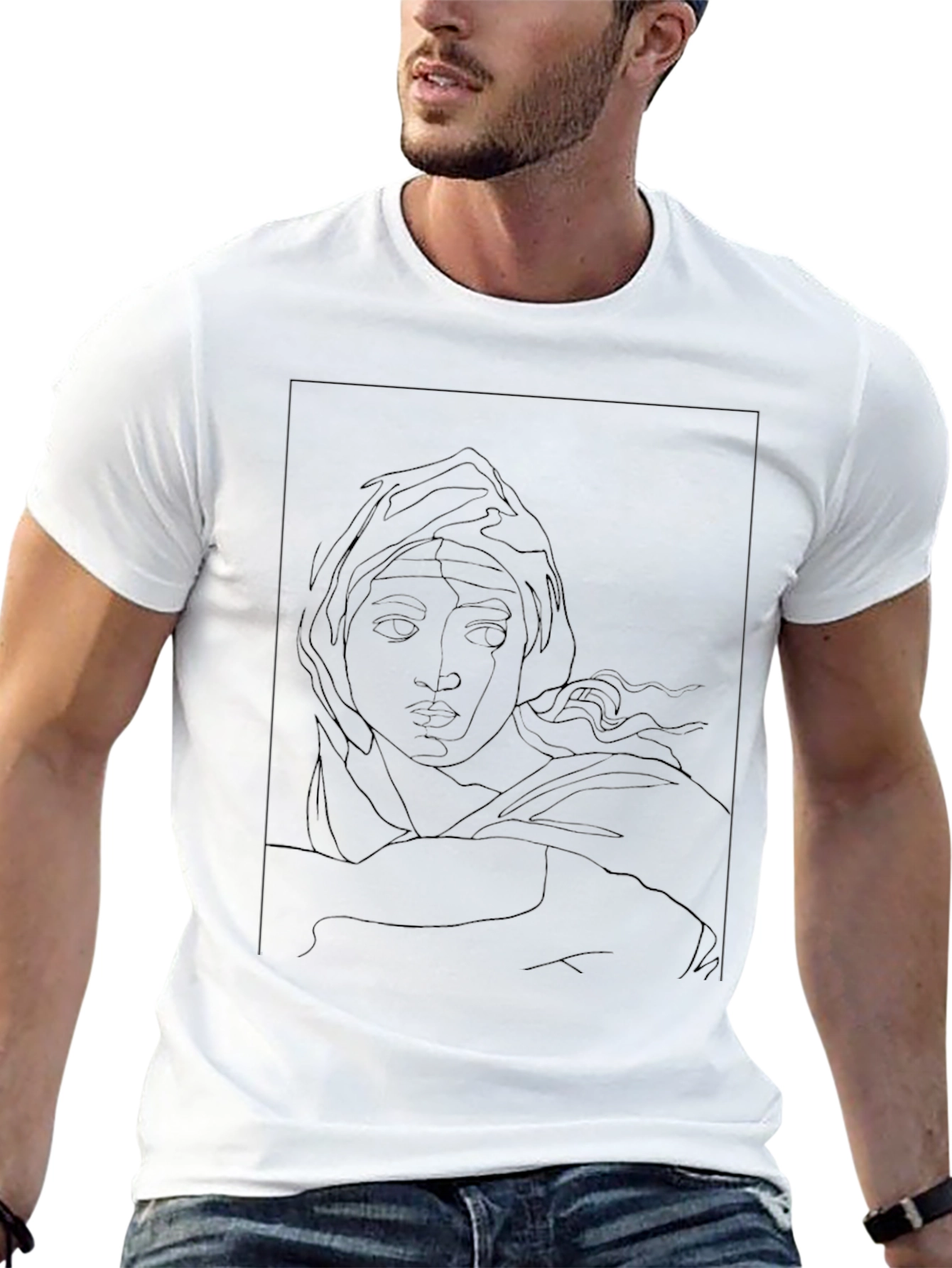 Abstract Art T-Shirt - Minimalist Graphic Tee