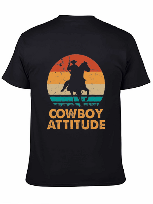 Cowboy Attitude Graphic T-Shirt