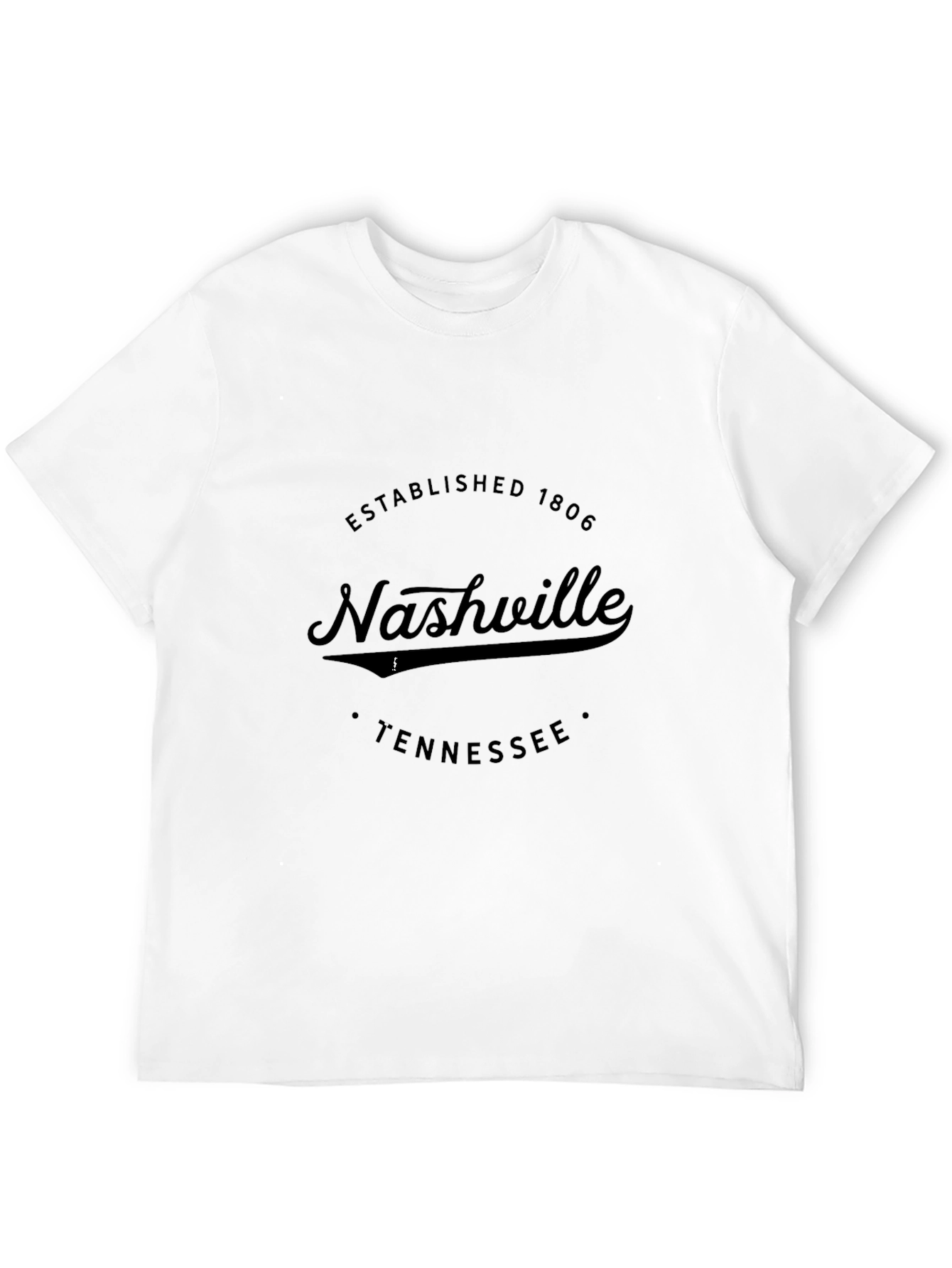 Nashville Tennessee Graphic T-Shirt - Established 1806