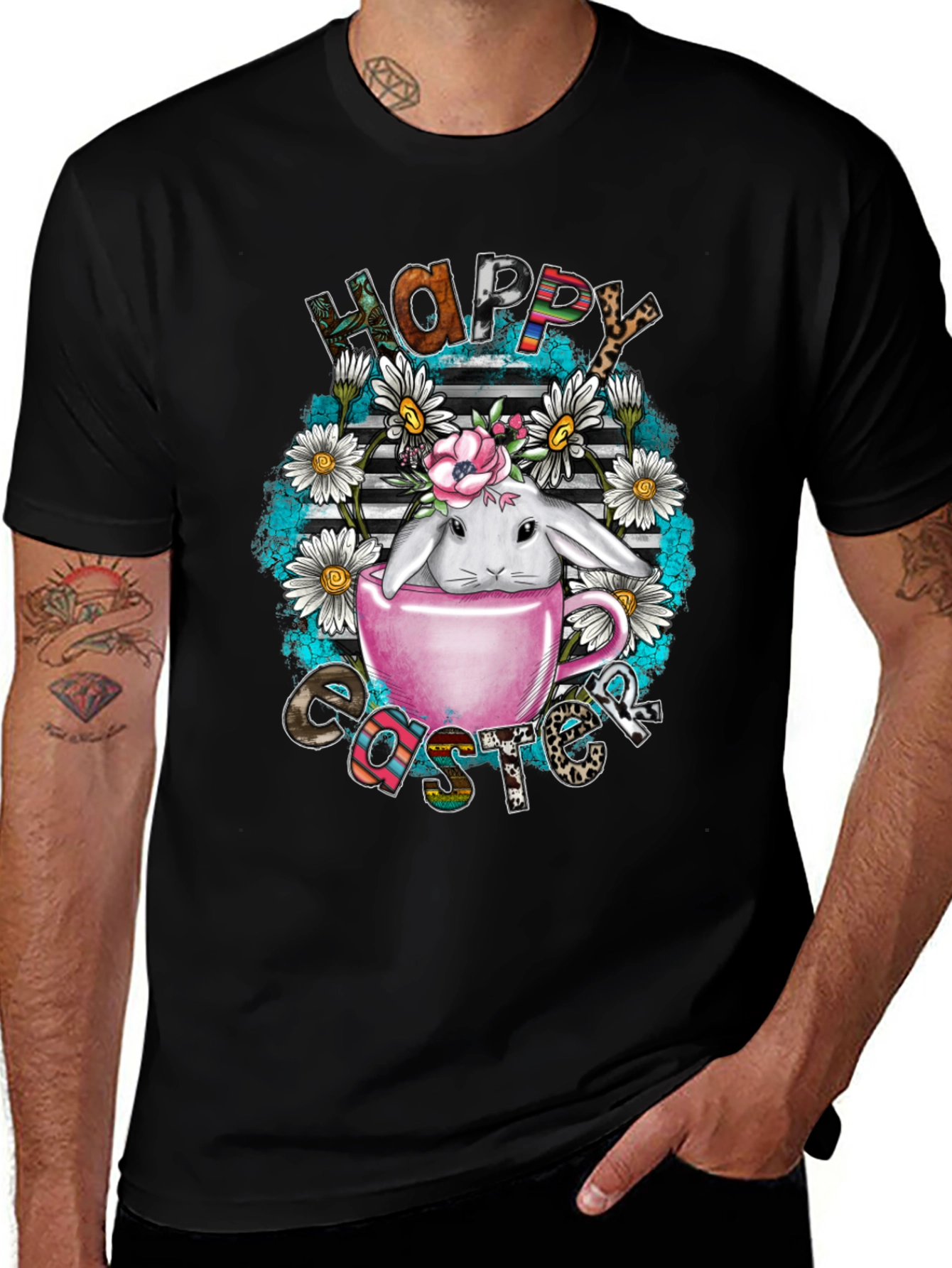 Happy Easter Bunny T-Shirt - Cute Holiday Tee