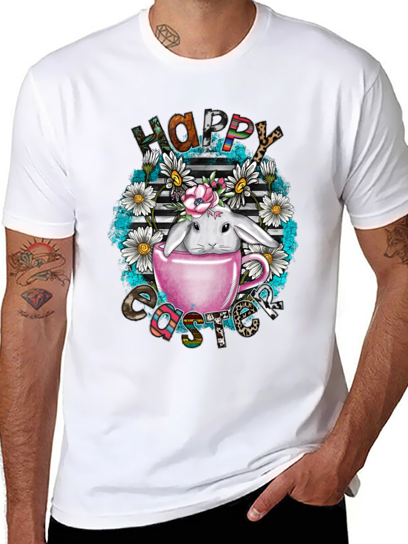 Happy Easter Bunny T-Shirt - Cute Holiday Tee