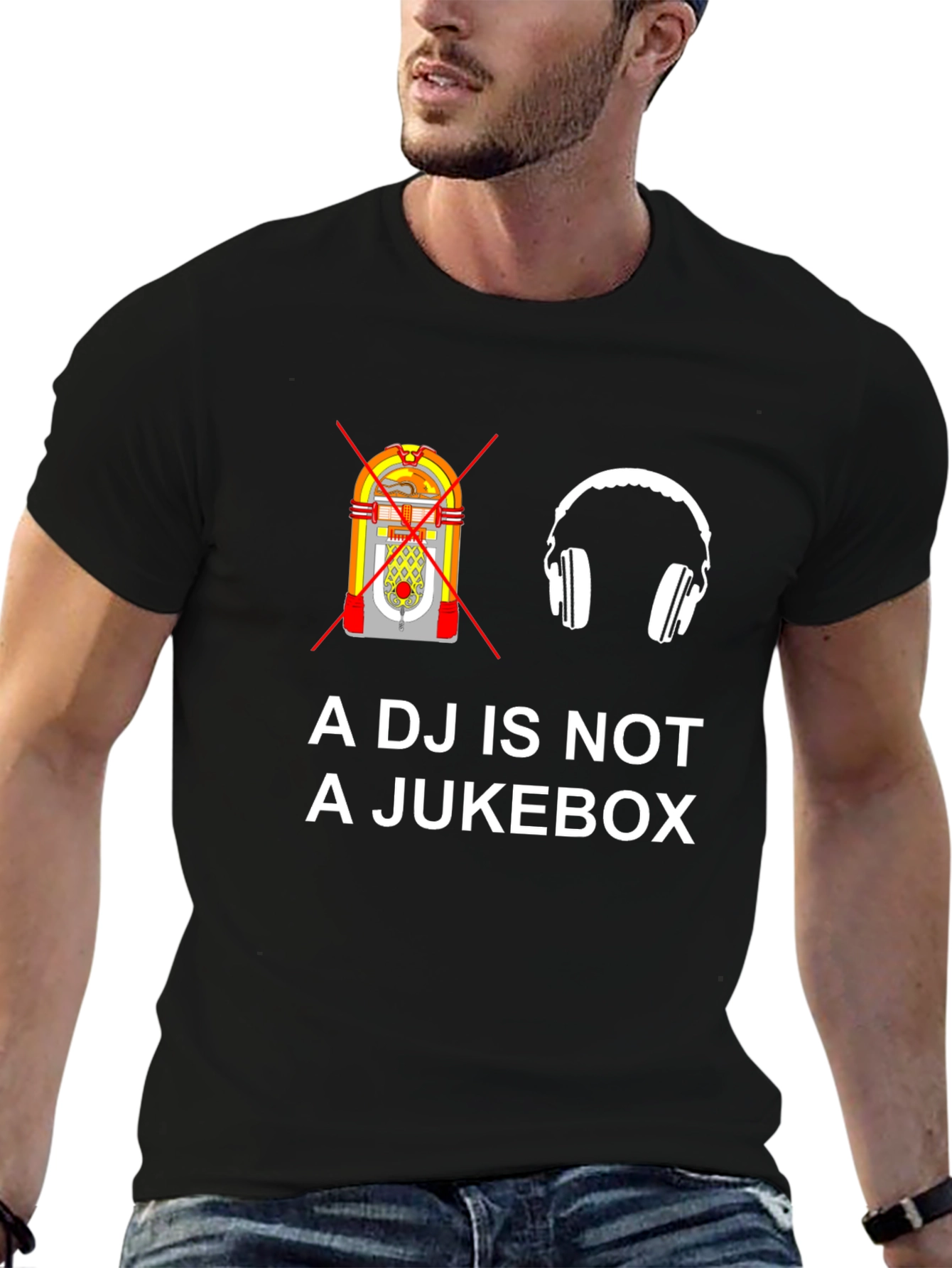 DJ Not a Jukebox Graphic Tee